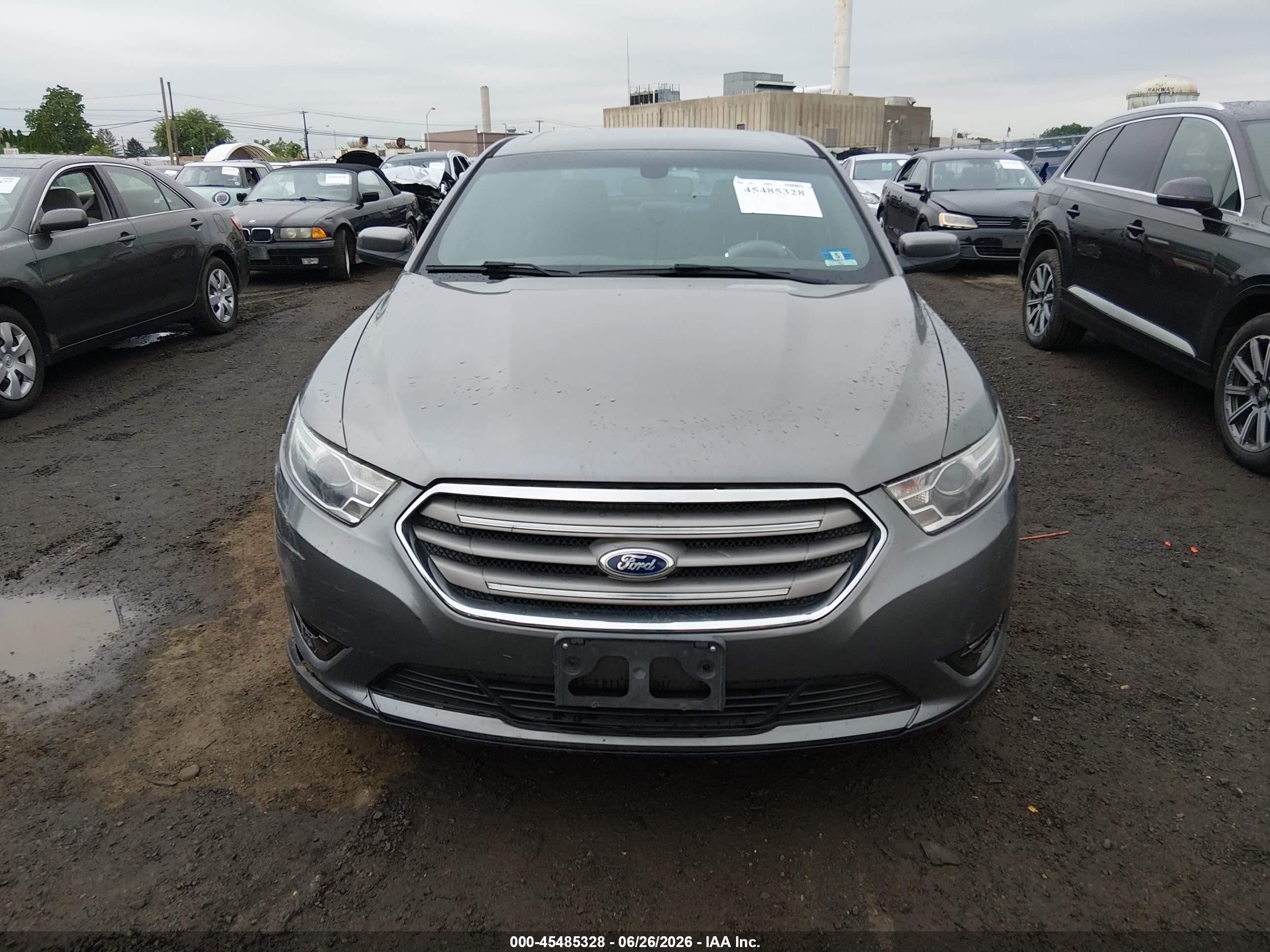 2014 Ford Taurus Sel Gray vin: 1FAHP2E82EG136000
