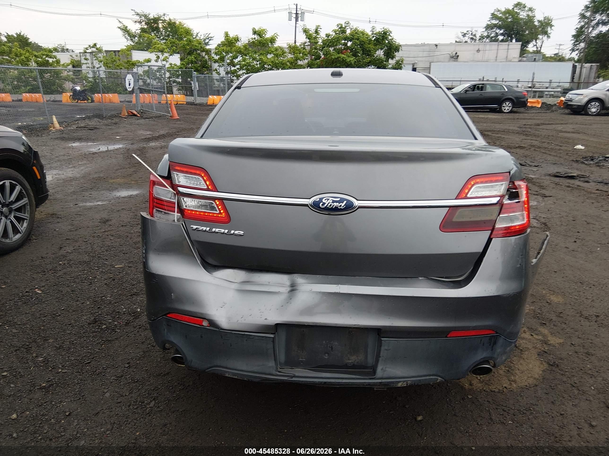 2014 Ford Taurus Sel Gray vin: 1FAHP2E82EG136000