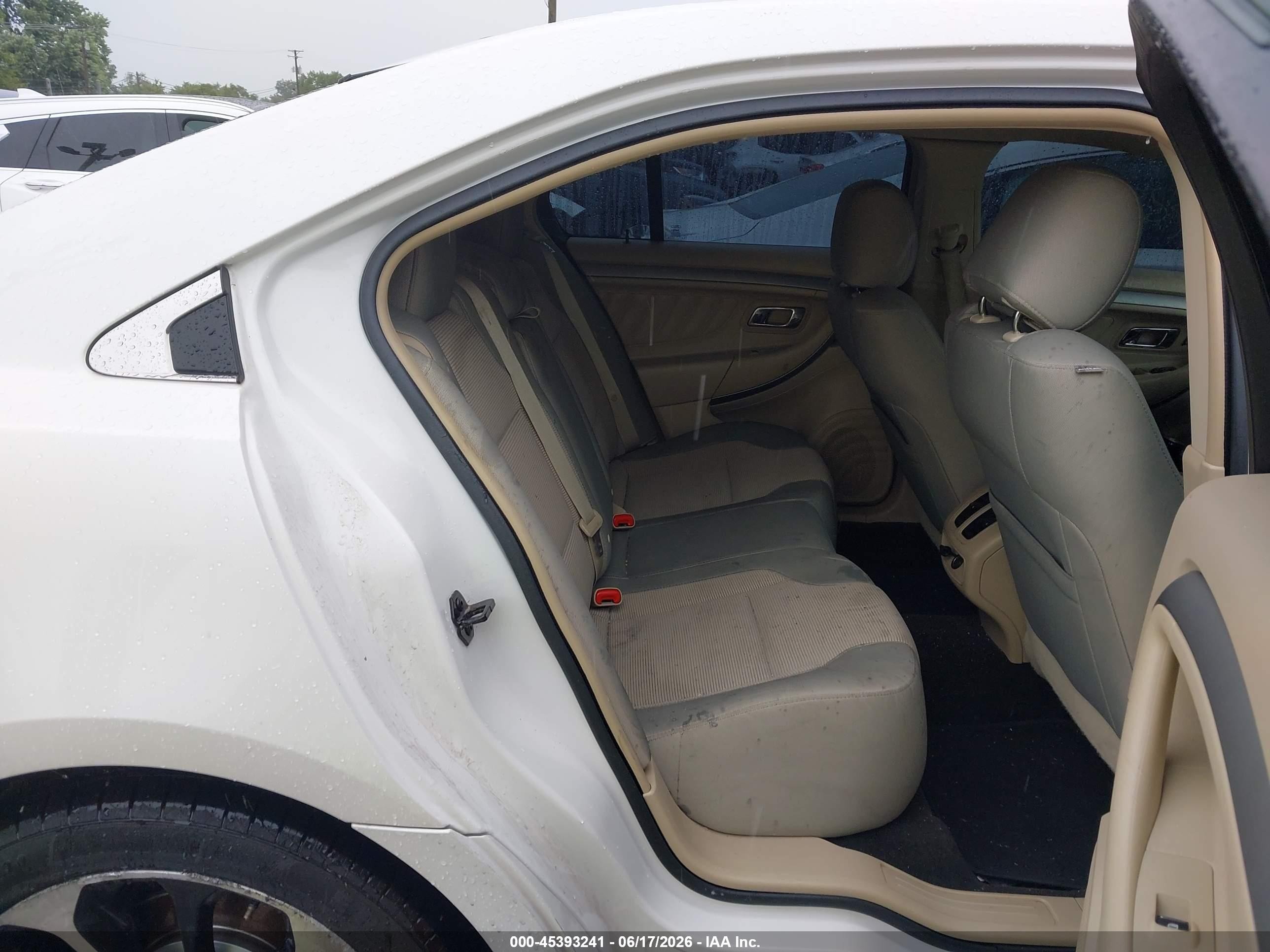 2015 Ford Taurus Sel White vin: 1FAHP2E82FG114144