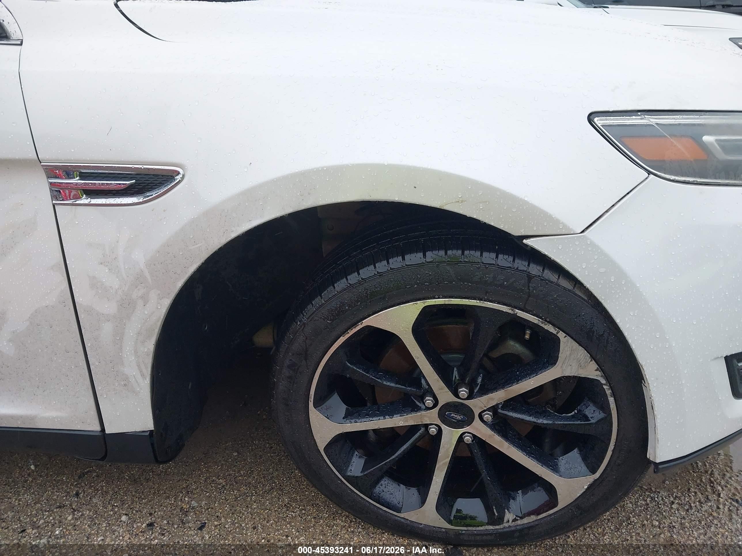 2015 Ford Taurus Sel White vin: 1FAHP2E82FG114144