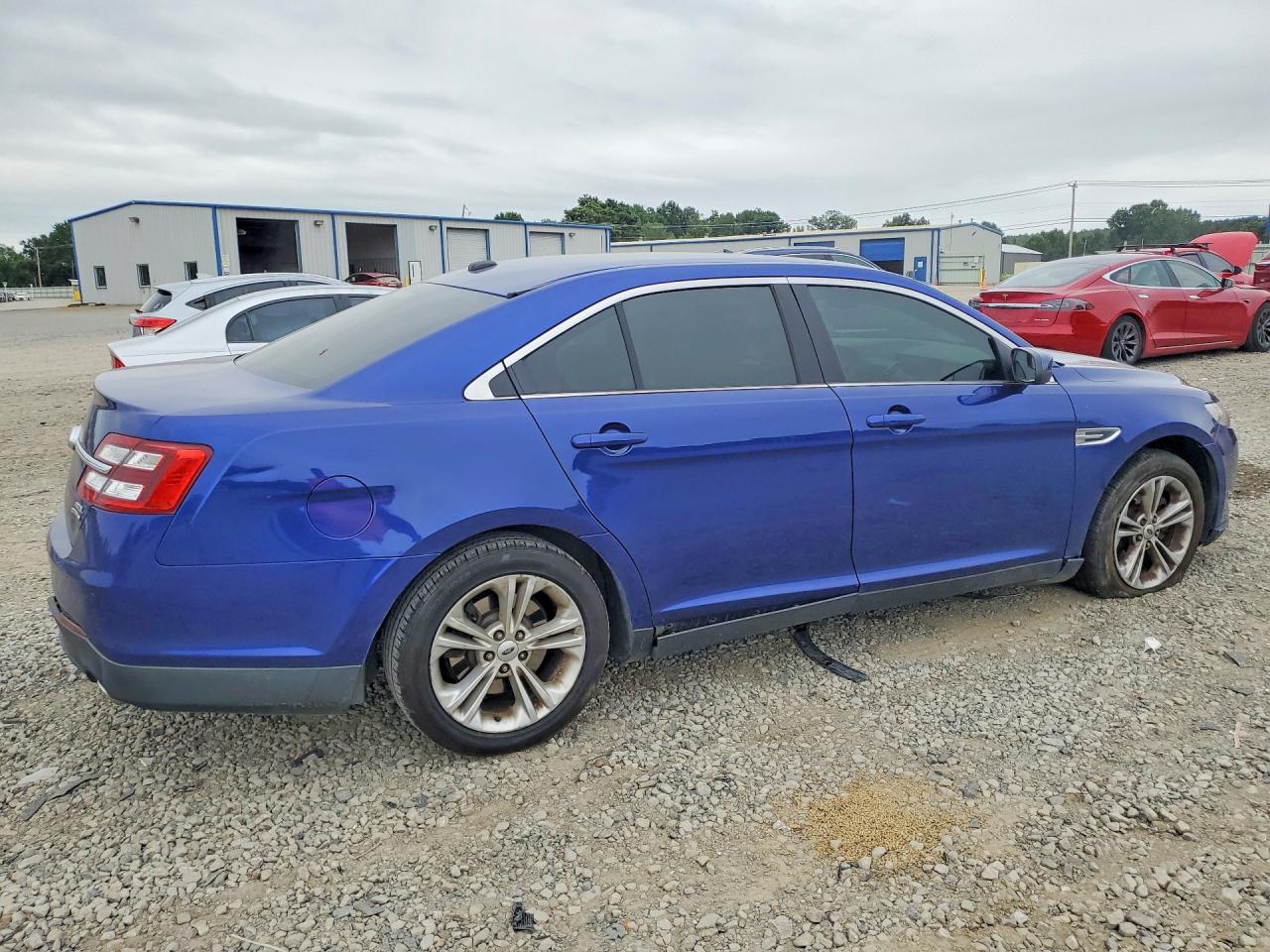 2015 Ford Taurus Sel Синий vin: 1FAHP2E82FG151968