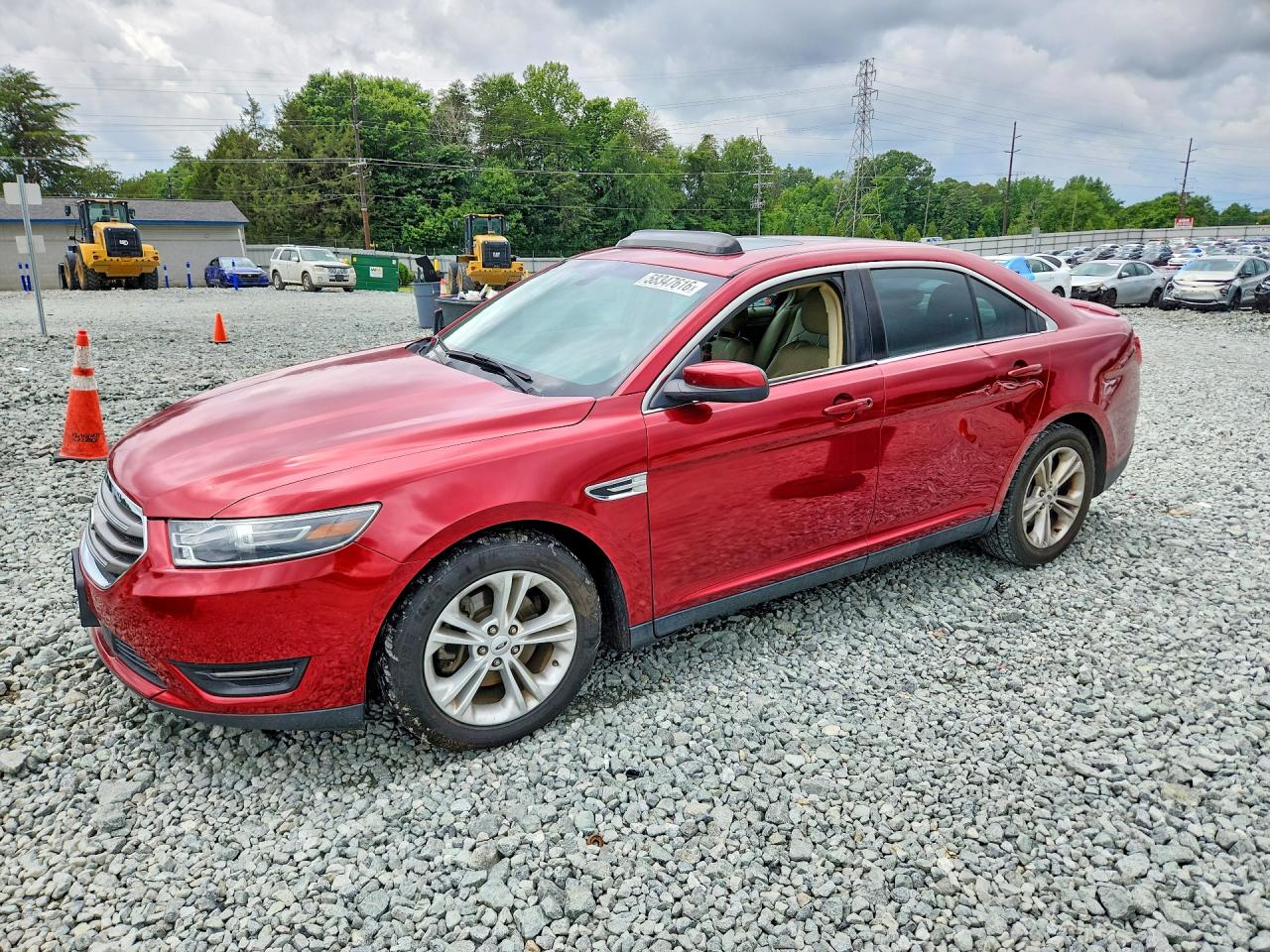 2015 Ford Taurus Sel Красный vin: 1FAHP2E82FG158452