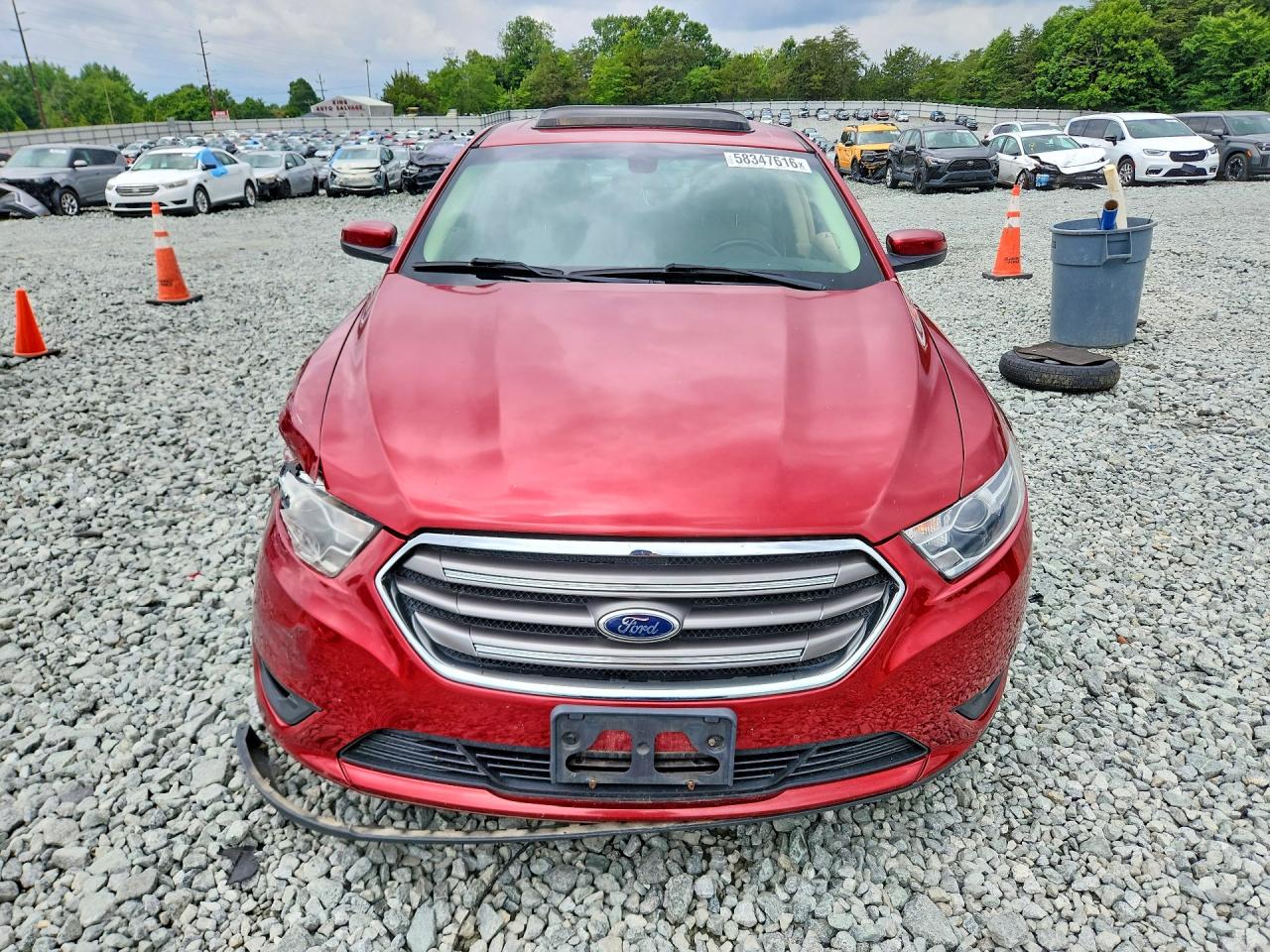 2015 Ford Taurus Sel Красный vin: 1FAHP2E82FG158452