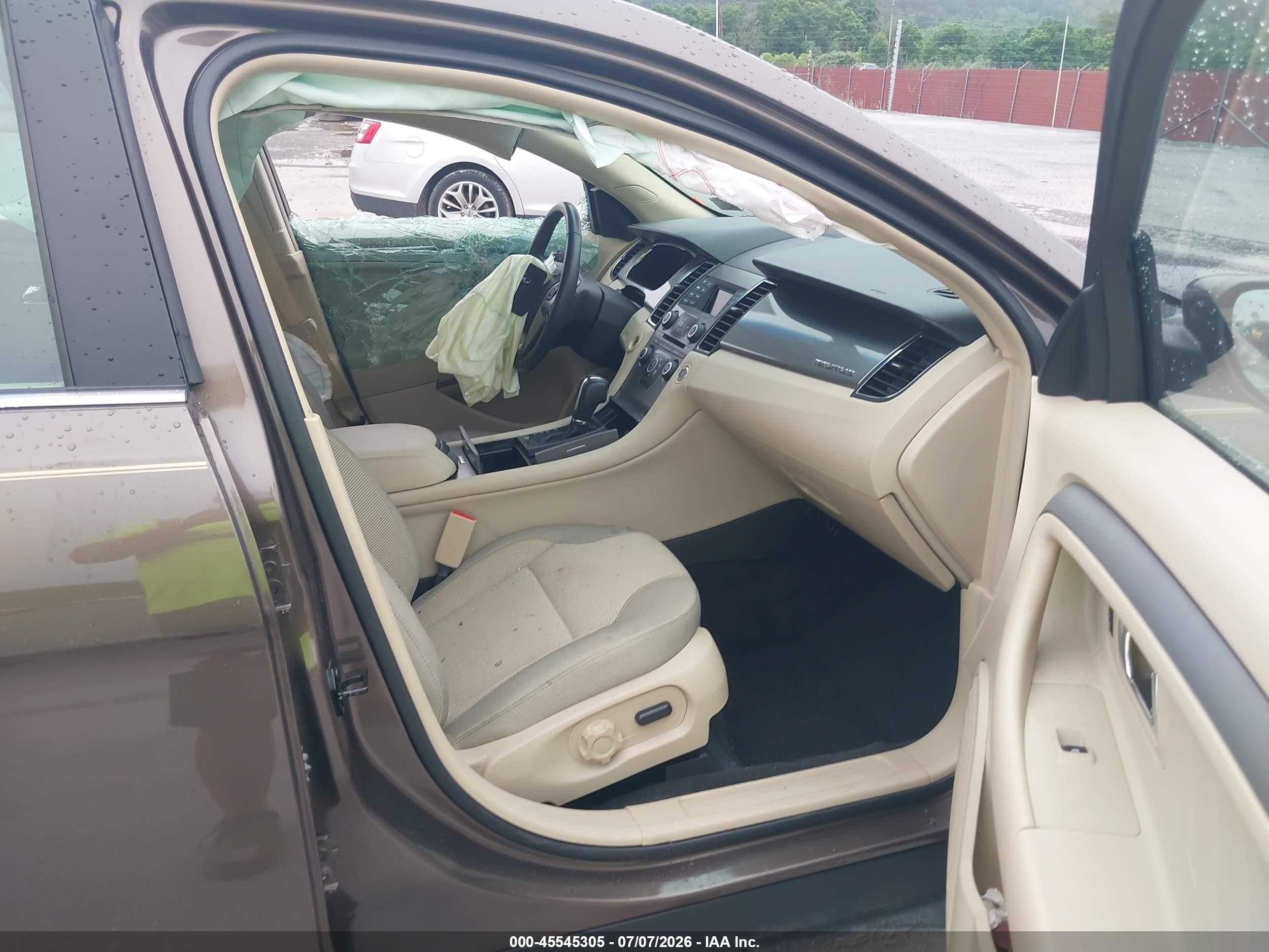 2015 Ford Taurus Sel Brown vin: 1FAHP2E82FG164686