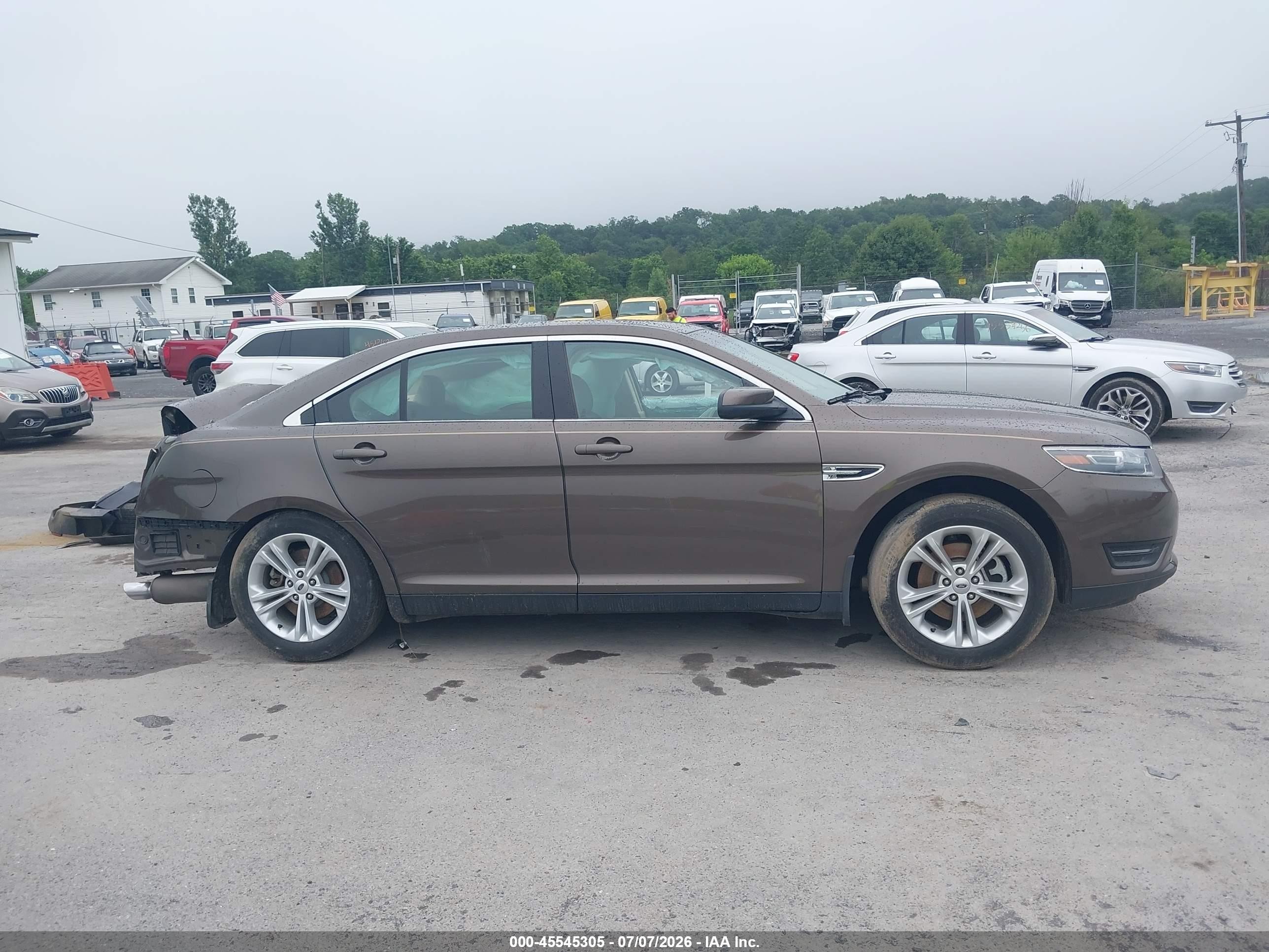 2015 Ford Taurus Sel Brown vin: 1FAHP2E82FG164686