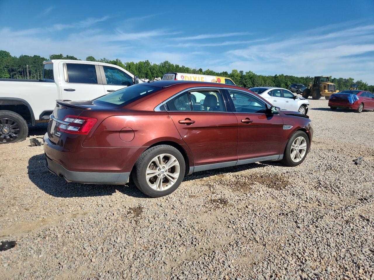 2015 Ford Taurus Sel Burgundy vin: 1FAHP2E82FG187949
