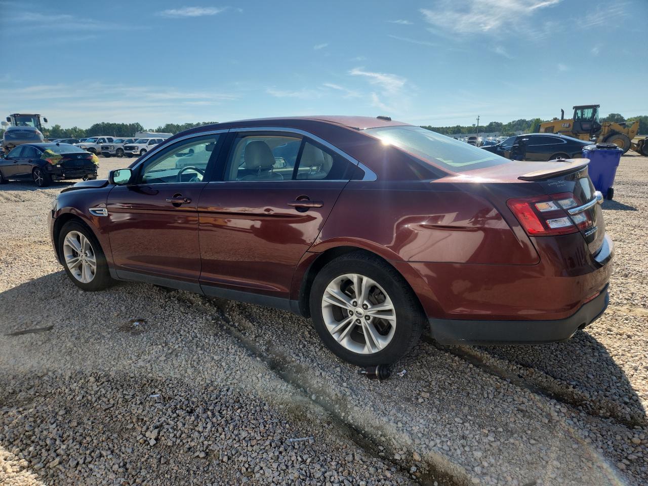 2015 Ford Taurus Sel Burgundy vin: 1FAHP2E82FG187949
