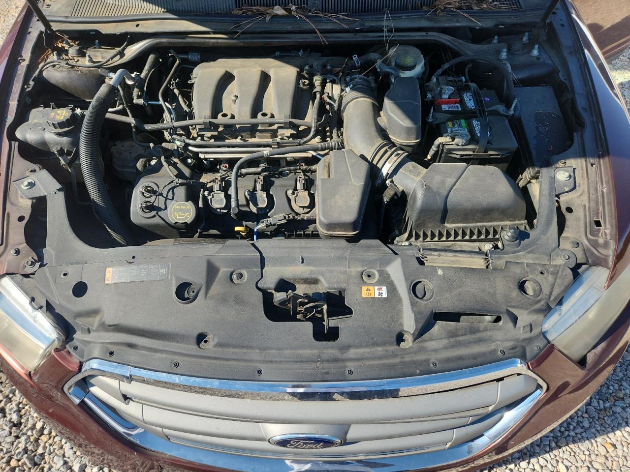 2015 Ford Taurus Sel Burgundy vin: 1FAHP2E82FG187949