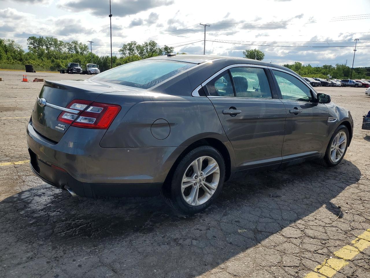 2015 Ford Taurus Sel Gray vin: 1FAHP2E82FG202482