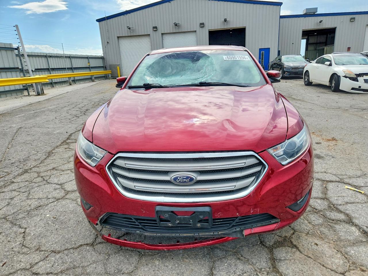 2017 Ford Taurus Sel Red vin: 1FAHP2E82HG110744