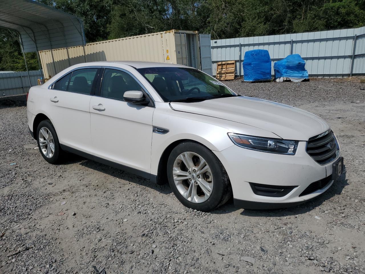 2018 Ford Taurus Sel Белый vin: 1FAHP2E82JG130823