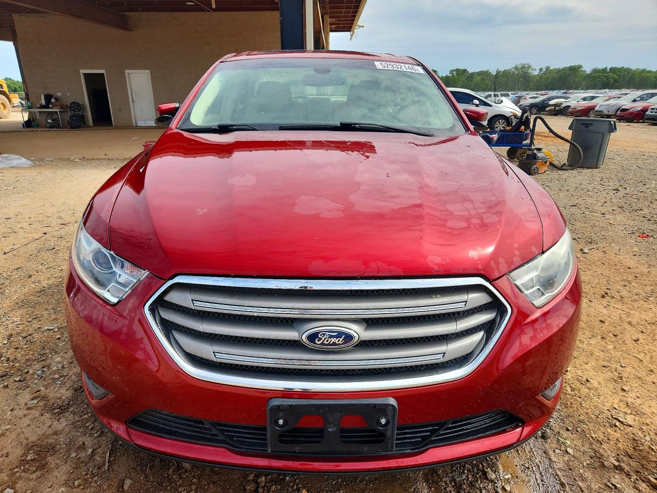 2013 Ford Taurus Sel Red vin: 1FAHP2E83DG147487