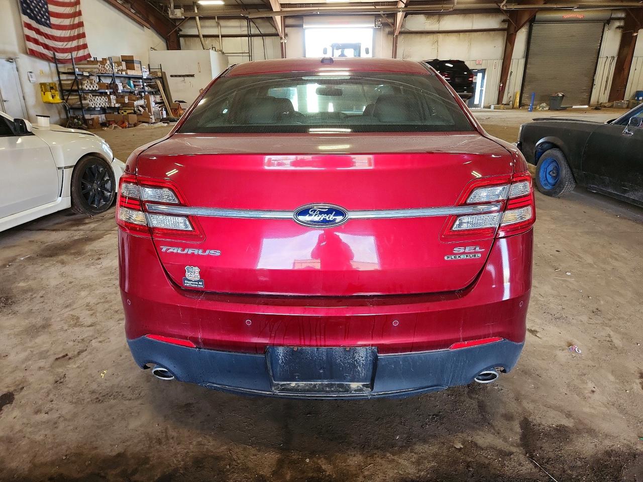 2013 Ford Taurus Sel Maroon vin: 1FAHP2E83DG150079