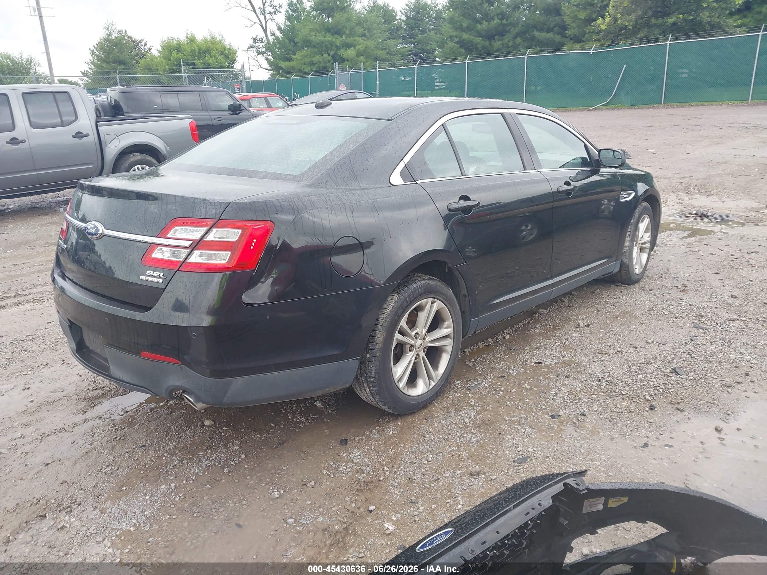 2013 Ford Taurus Sel Black vin: 1FAHP2E83DG164841