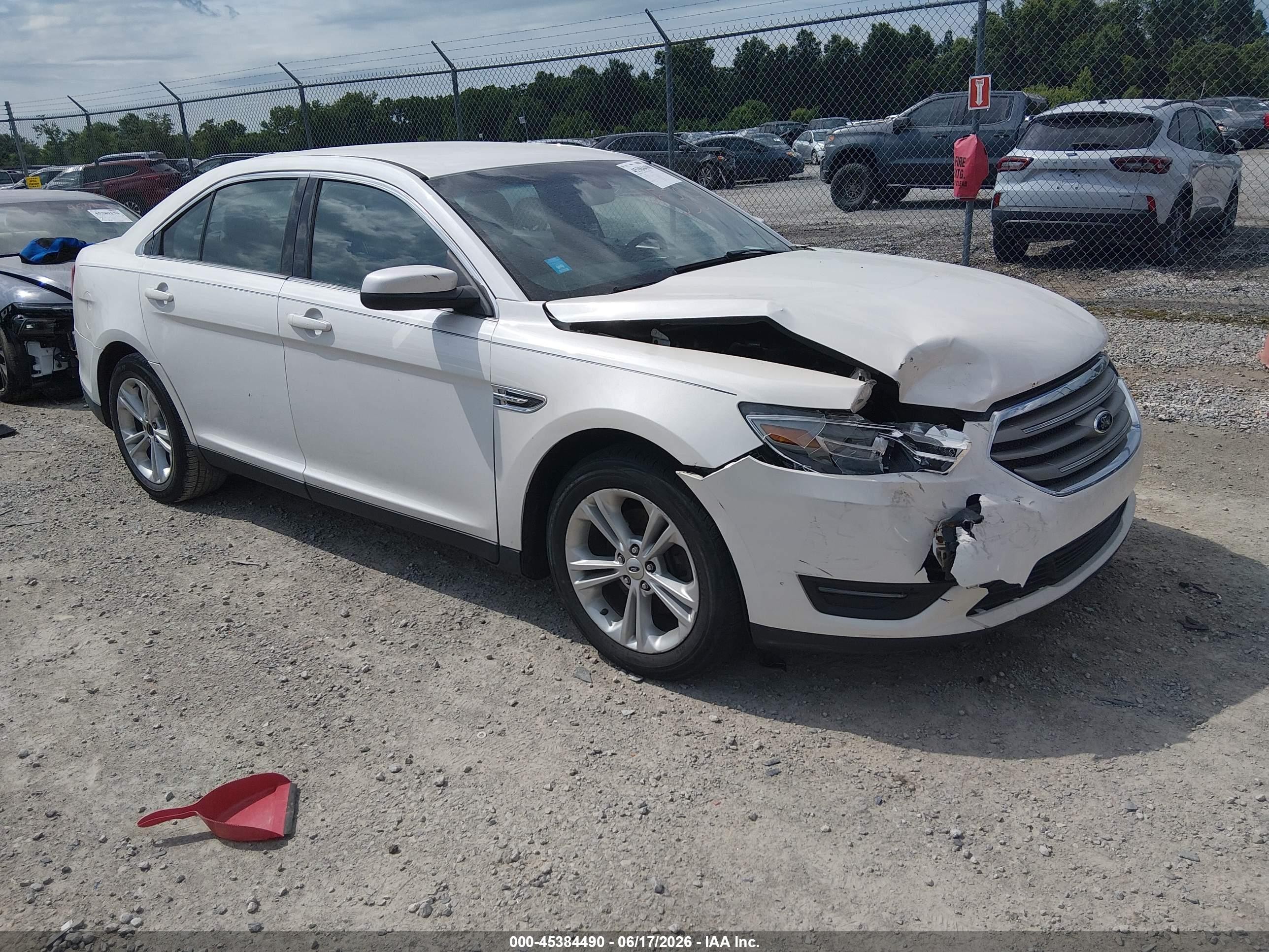 2013 Ford Taurus Sel White vin: 1FAHP2E83DG171790