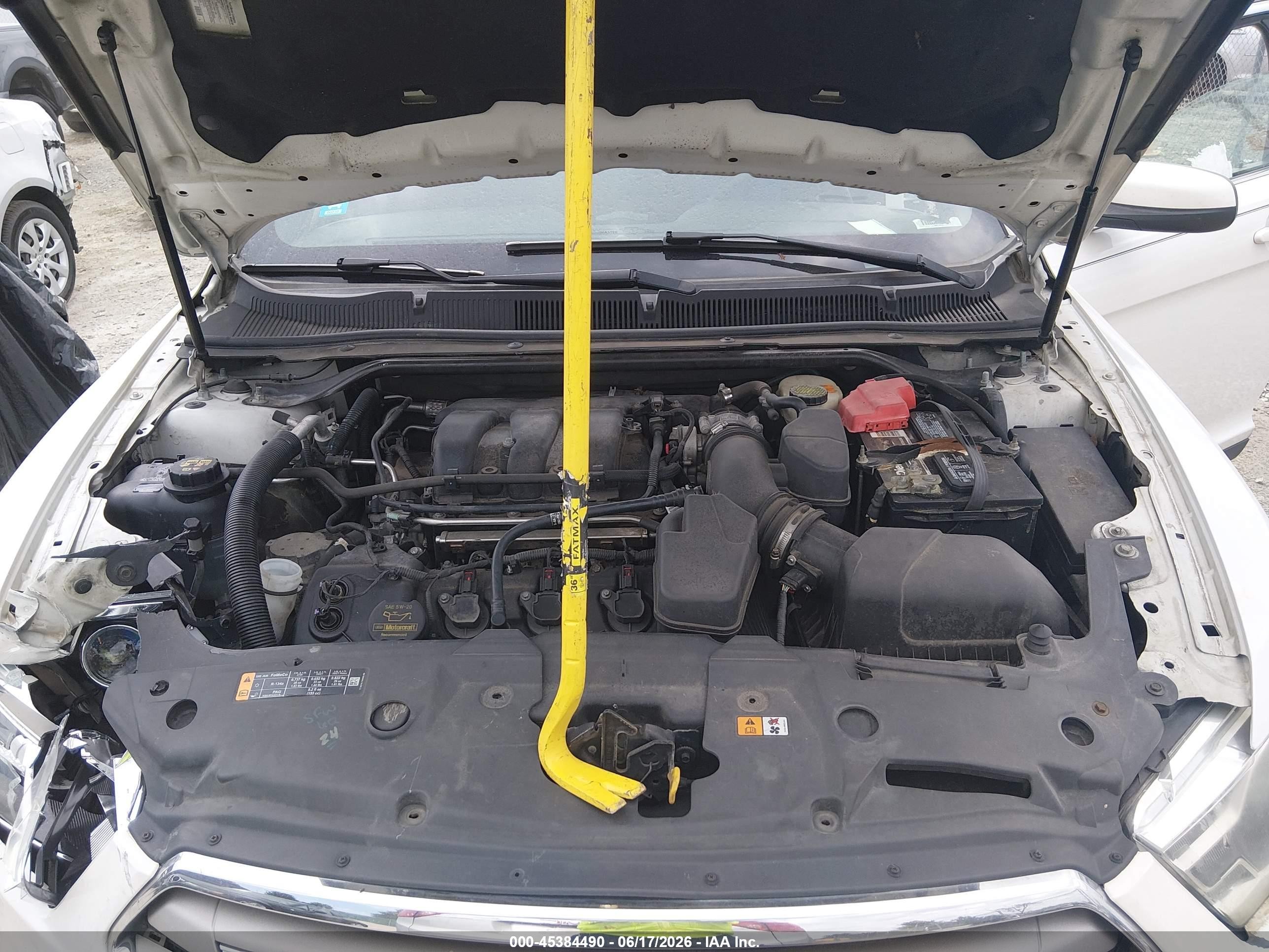 2013 Ford Taurus Sel White vin: 1FAHP2E83DG171790