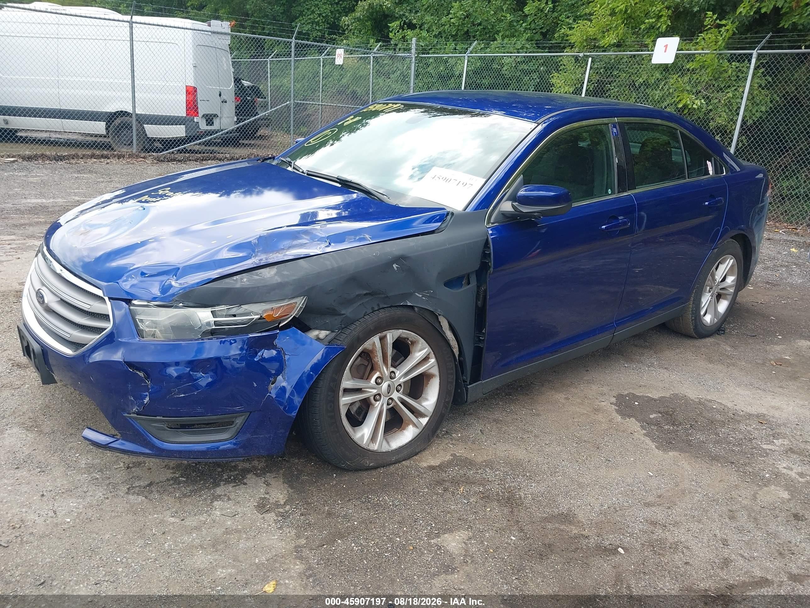 2014 Ford Taurus Sel Blue vin: 1FAHP2E83EG108125