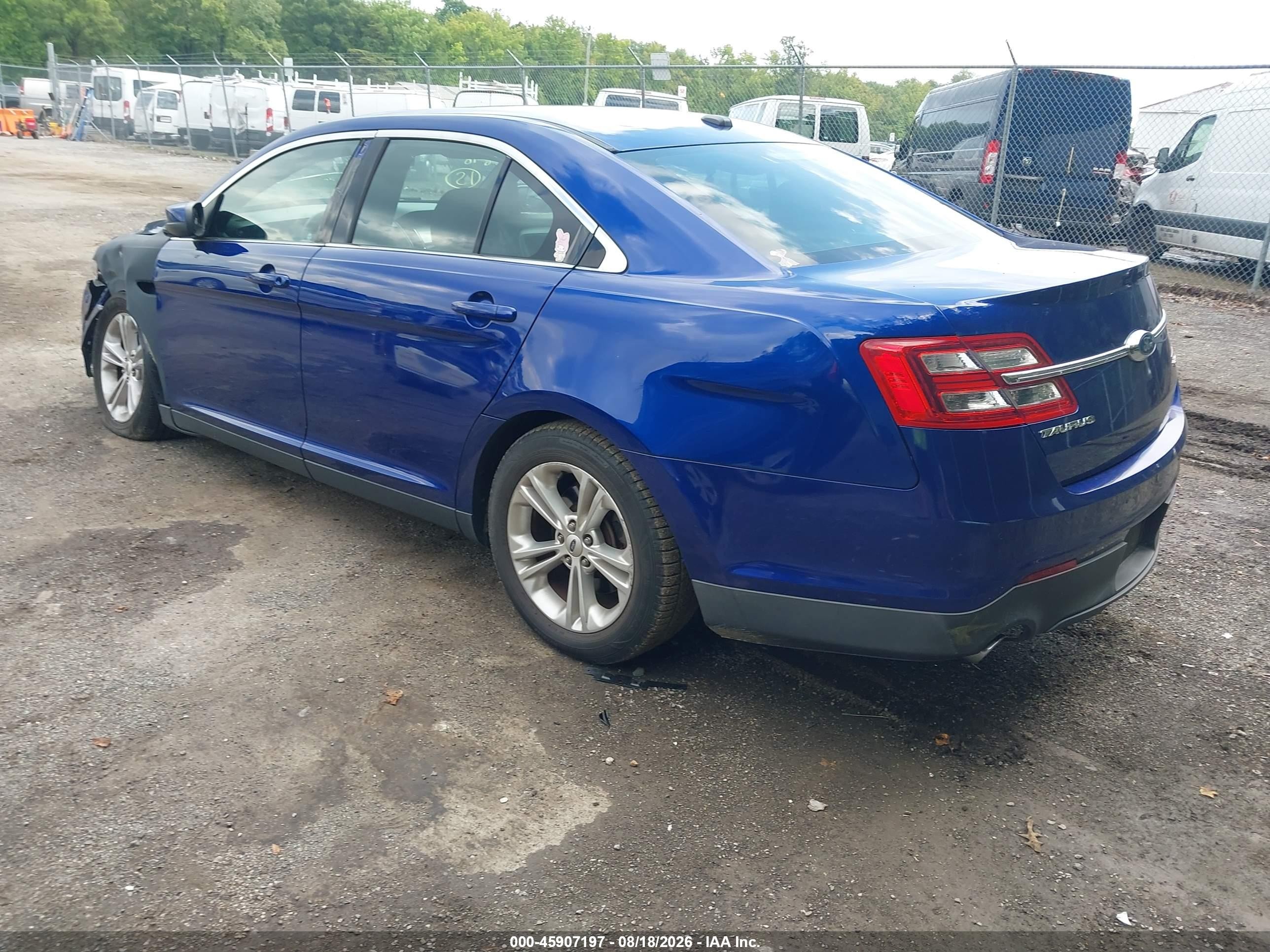 2014 Ford Taurus Sel Blue vin: 1FAHP2E83EG108125