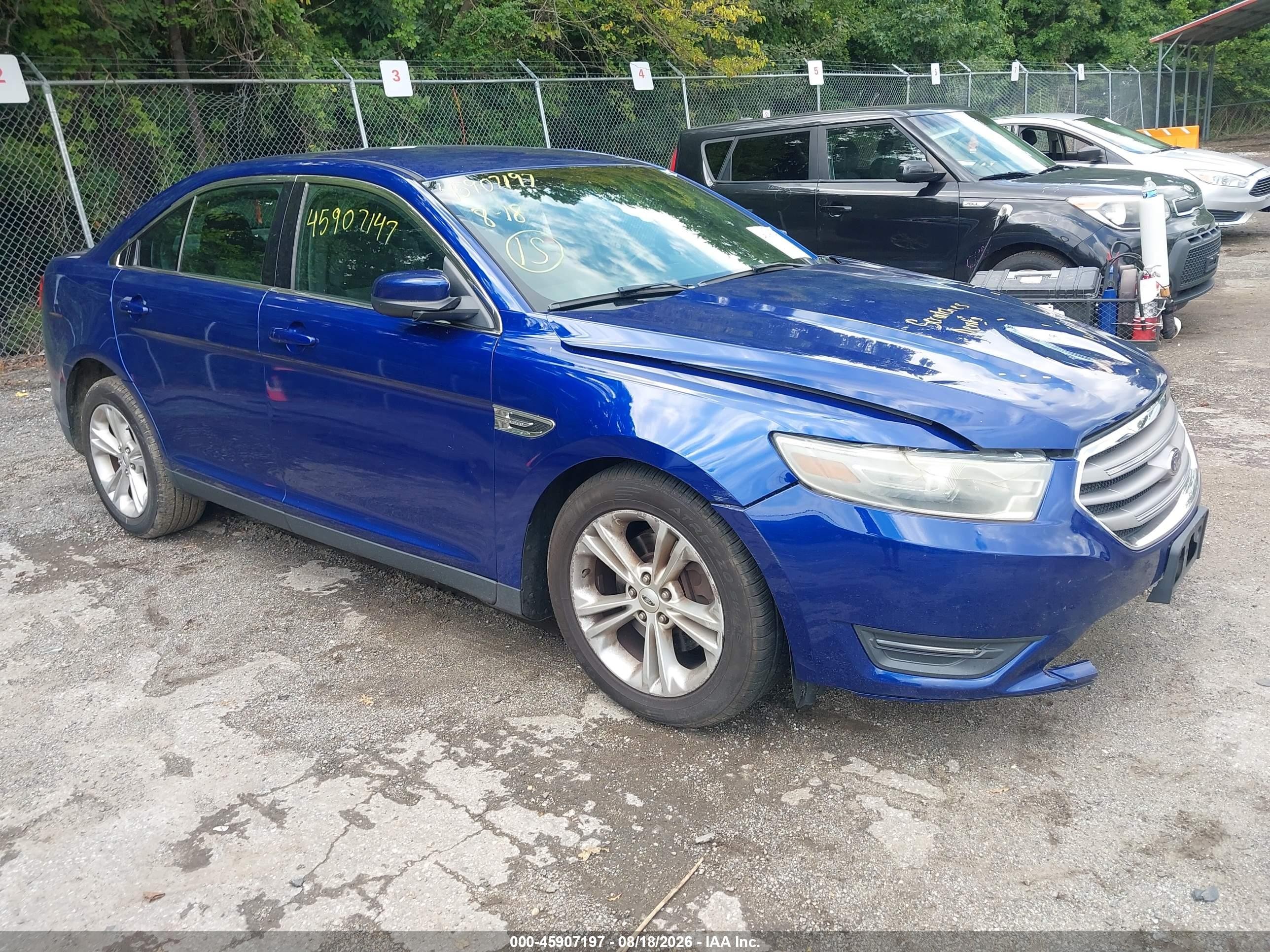 2014 Ford Taurus Sel Blue vin: 1FAHP2E83EG108125