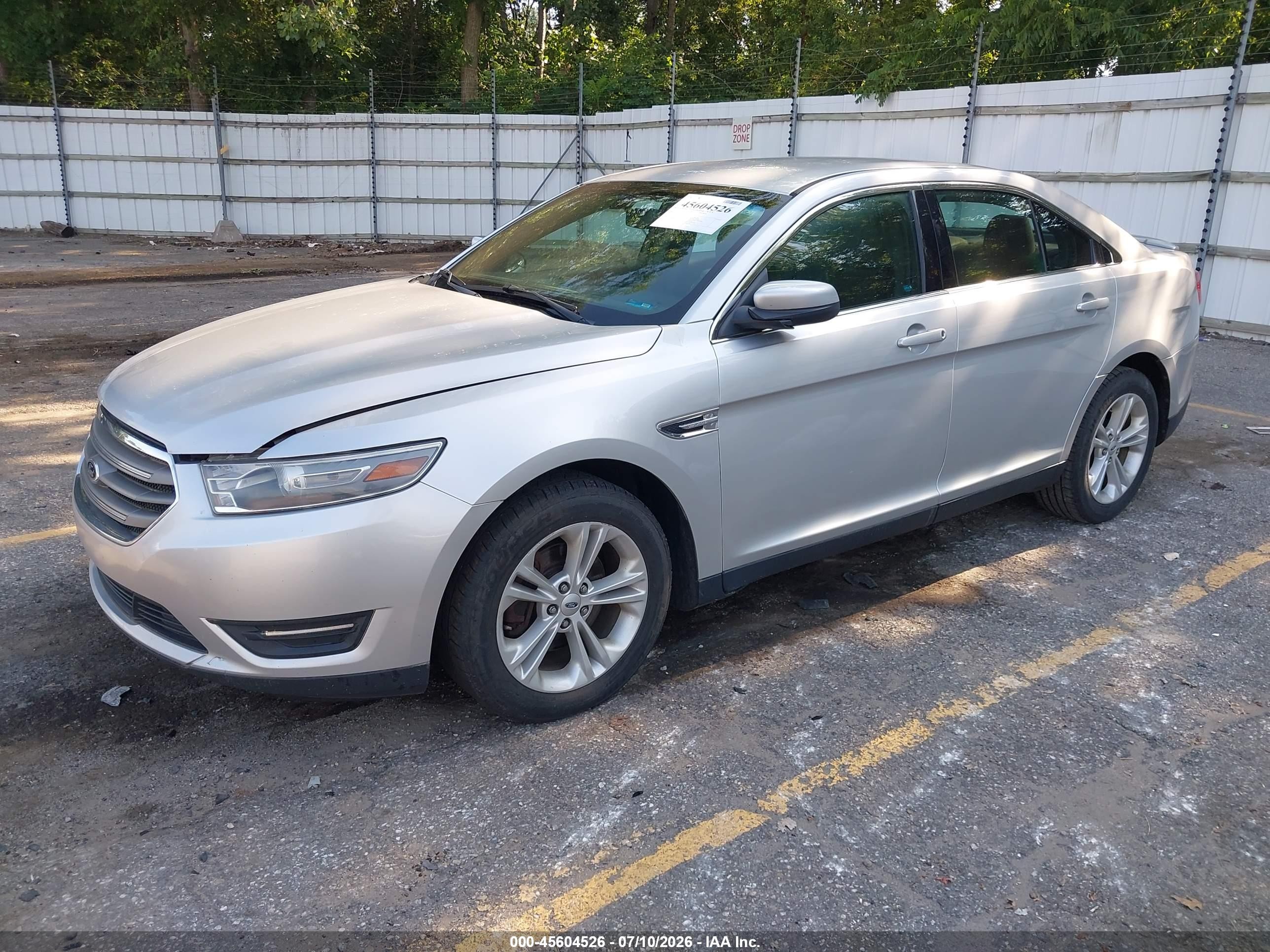 2014 Ford Taurus Sel Silver vin: 1FAHP2E83EG129105