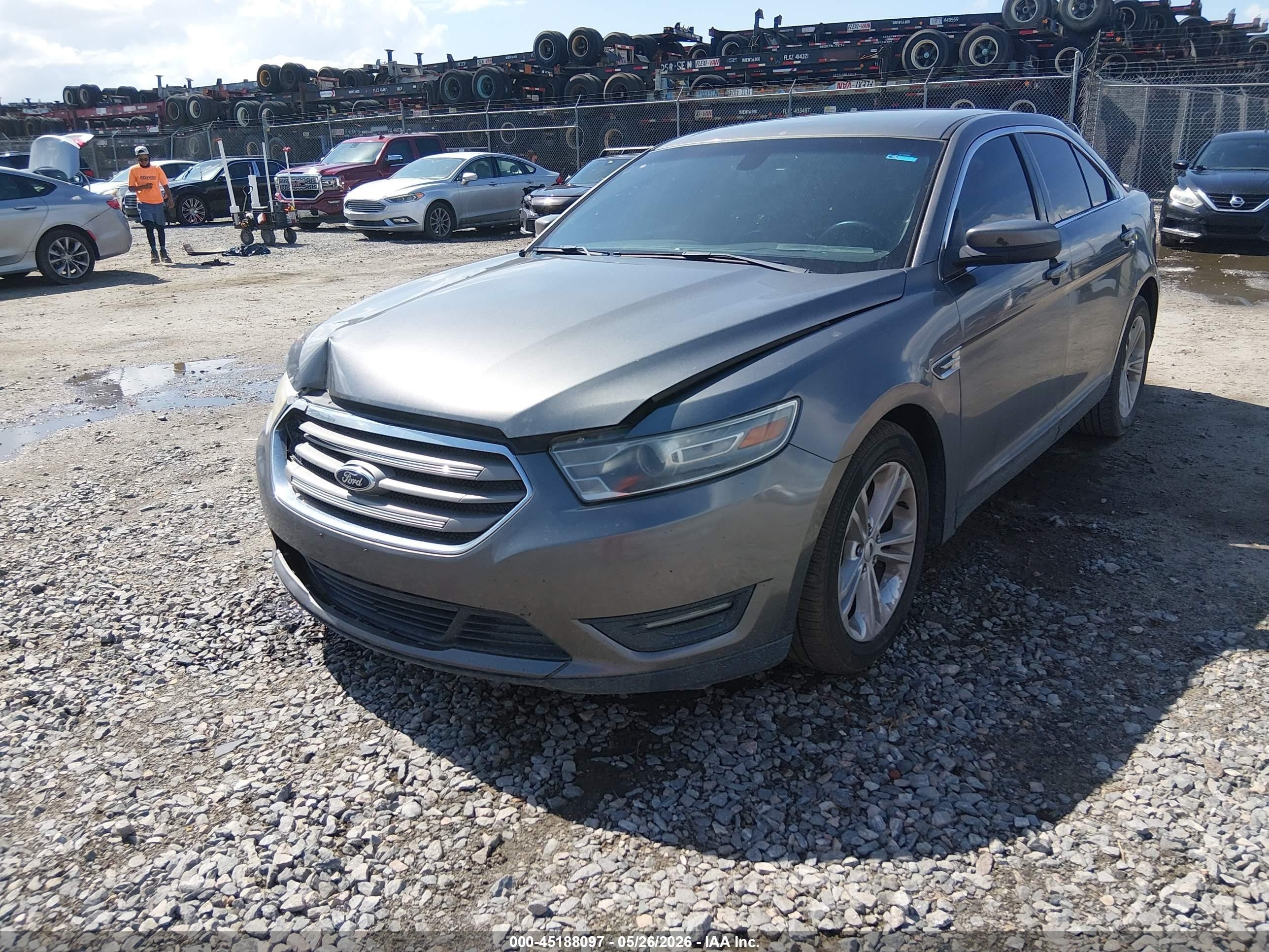 2014 Ford Taurus Sel Gray vin: 1FAHP2E83EG139469