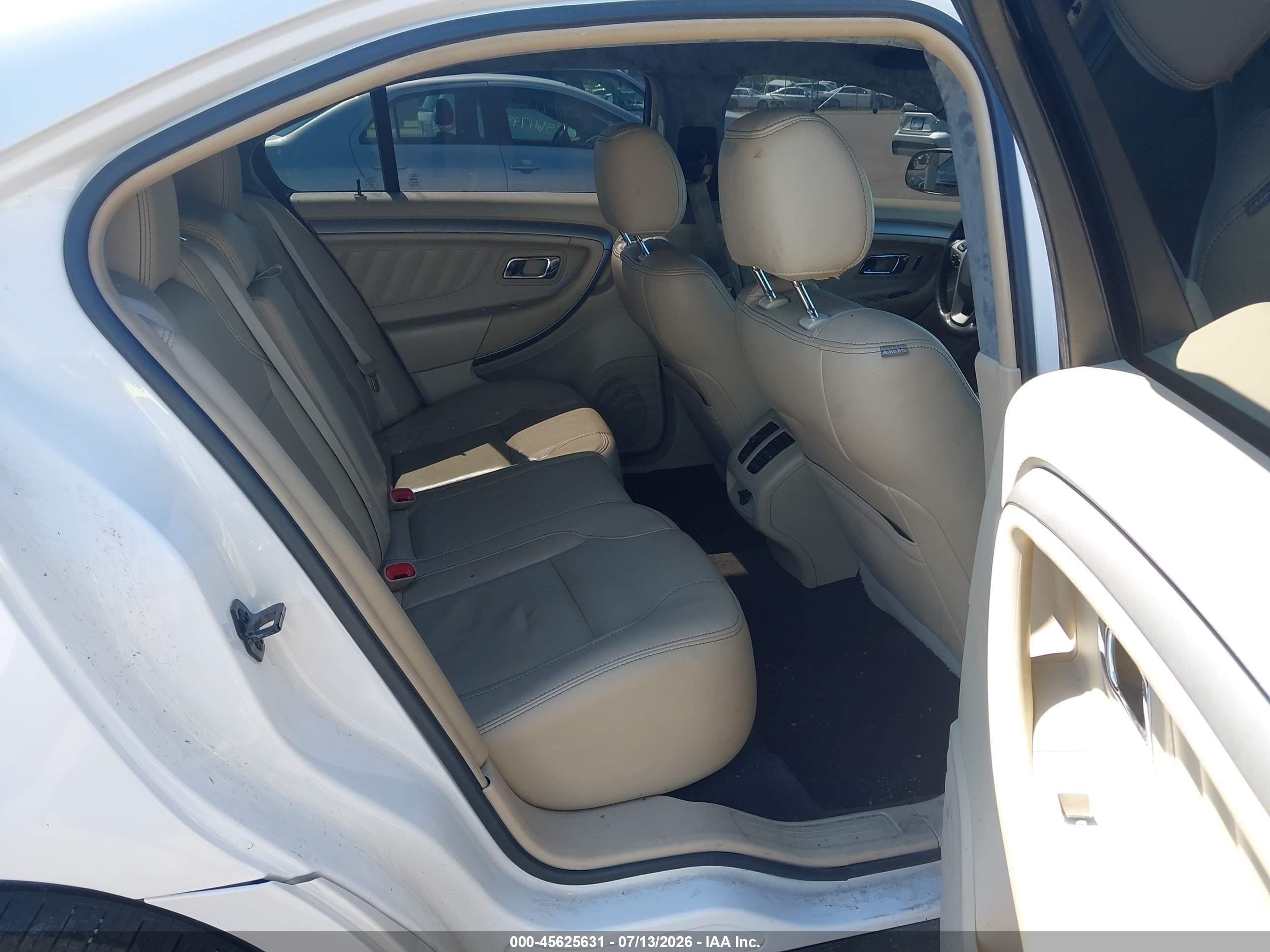 2014 Ford Taurus Sel White vin: 1FAHP2E83EG141125