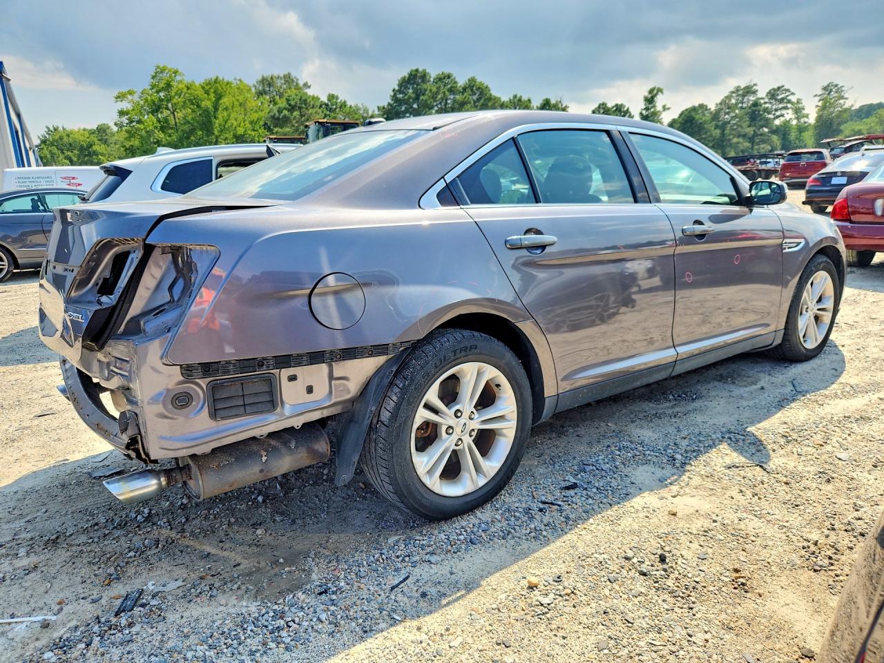 2014 Ford Taurus Sel Gray vin: 1FAHP2E83EG165411