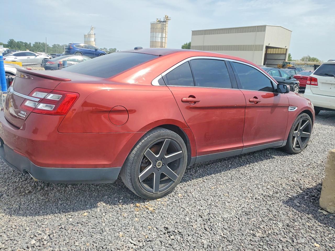 2014 Ford Taurus Sel Red vin: 1FAHP2E83EG169815