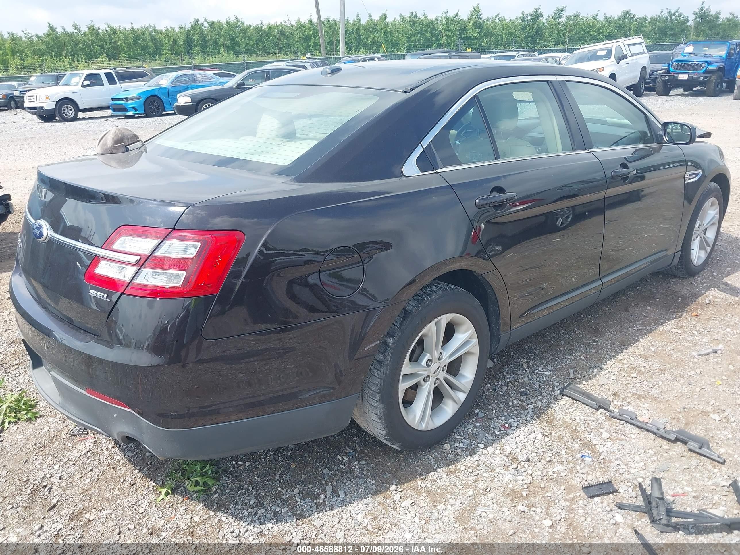 2014 Ford Taurus Sel Черный vin: 1FAHP2E83EG170852