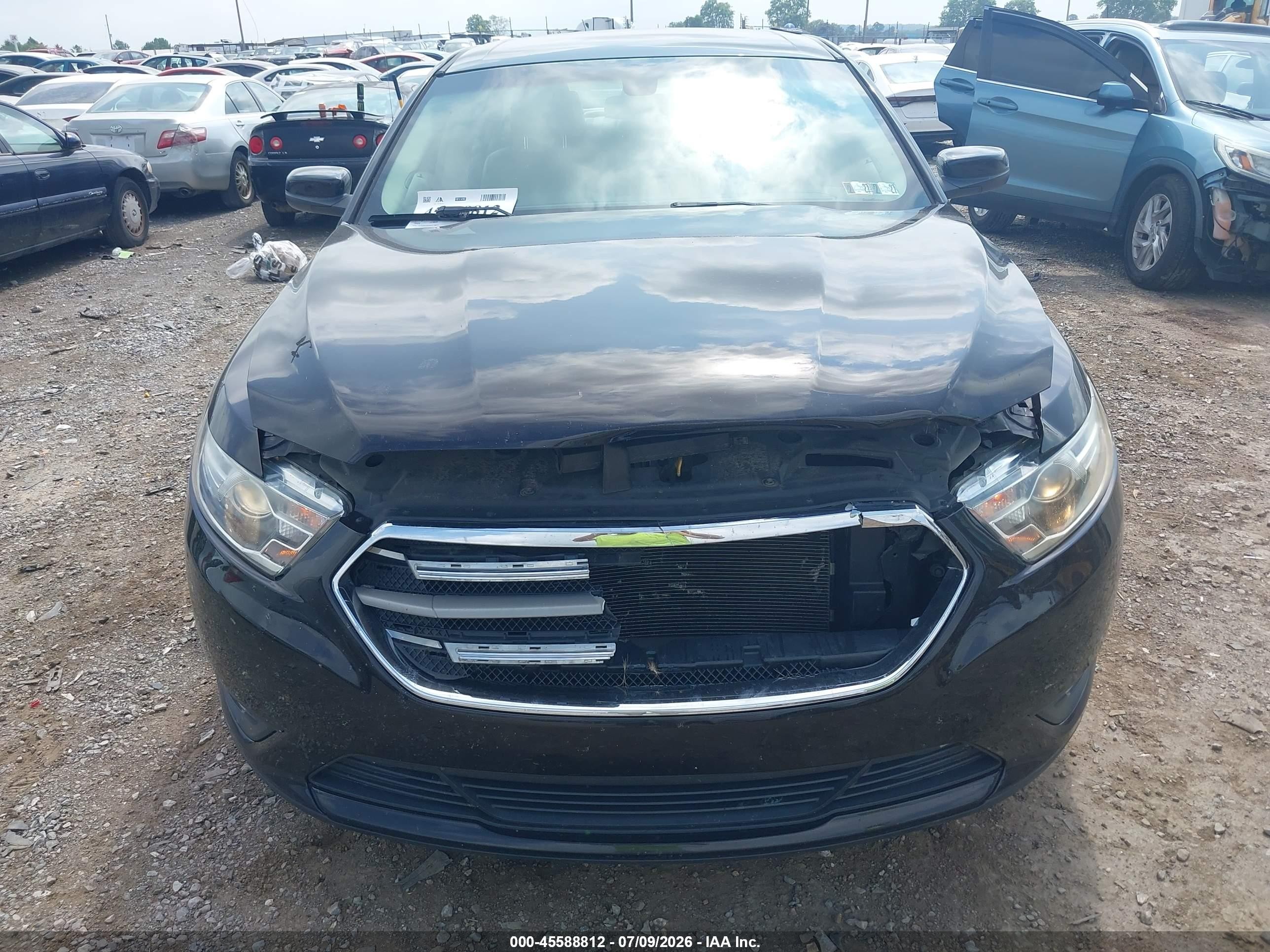 2014 Ford Taurus Sel Черный vin: 1FAHP2E83EG170852