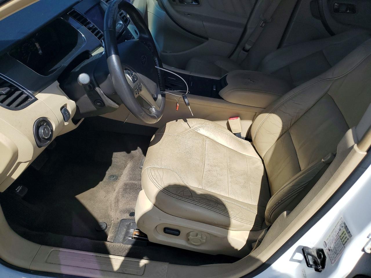 2014 Ford Taurus Sel White vin: 1FAHP2E83EG173573