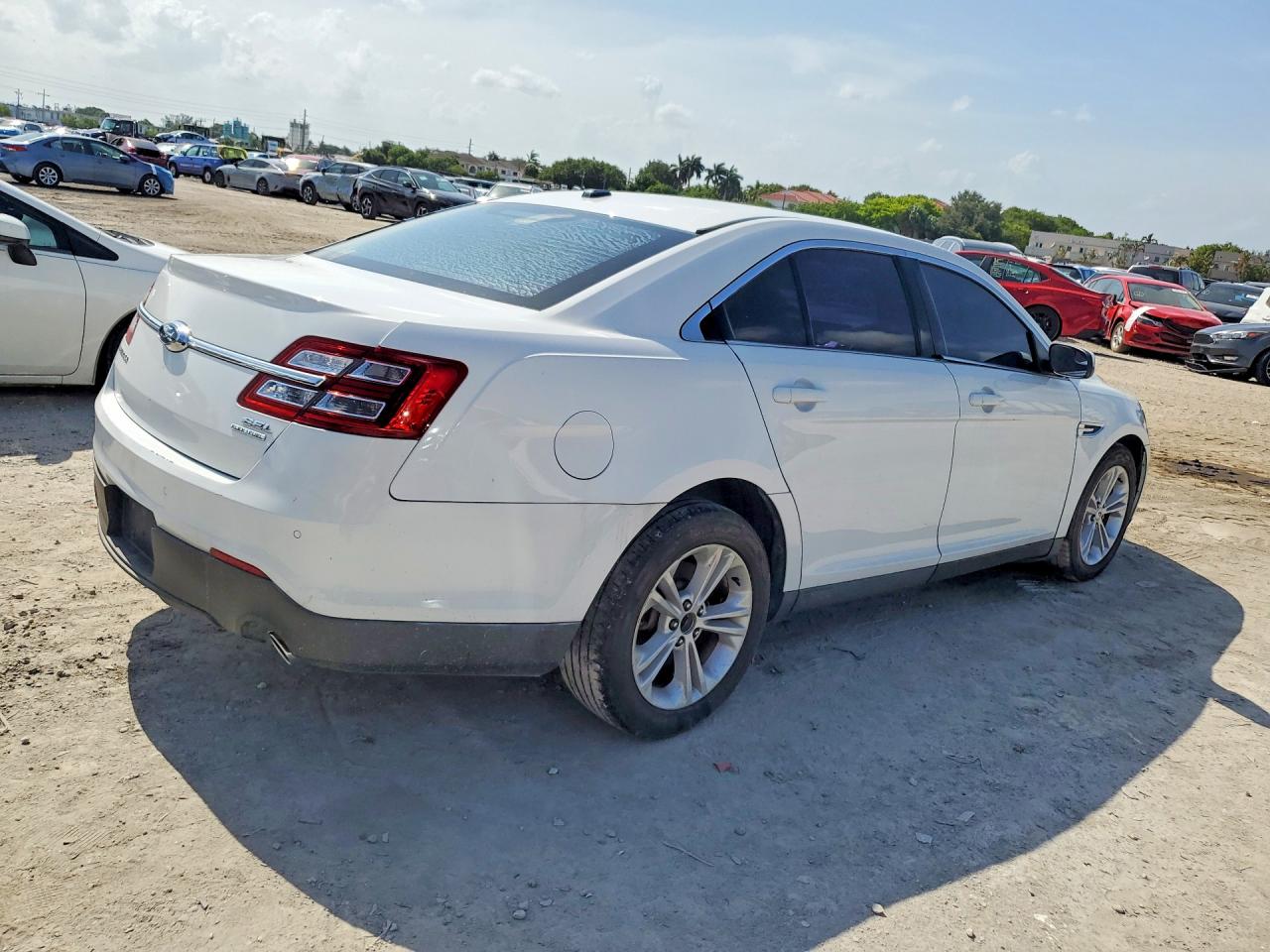 2014 Ford Taurus Sel White vin: 1FAHP2E83EG173573