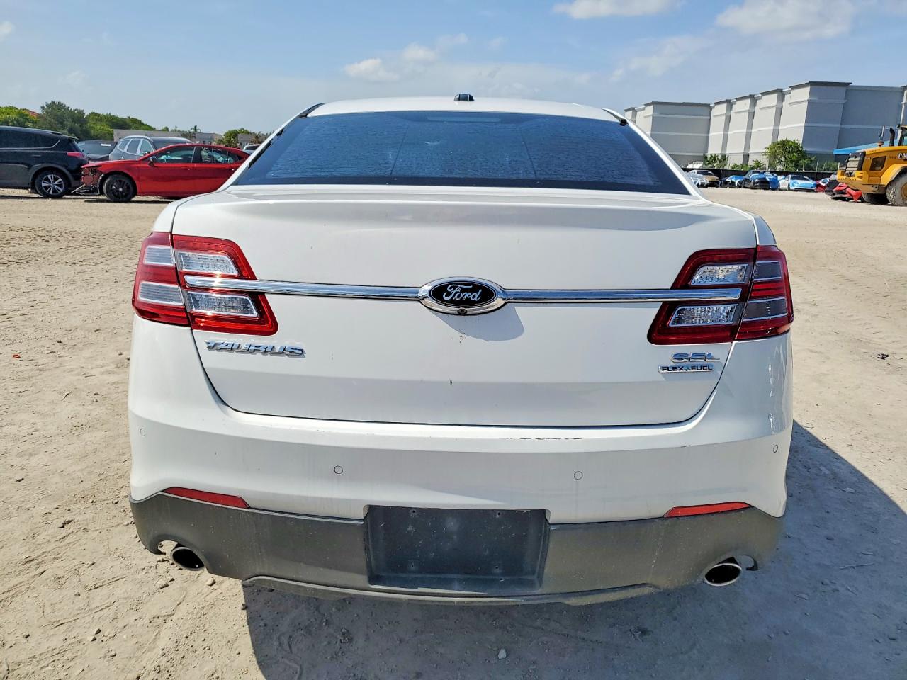 2014 Ford Taurus Sel White vin: 1FAHP2E83EG173573