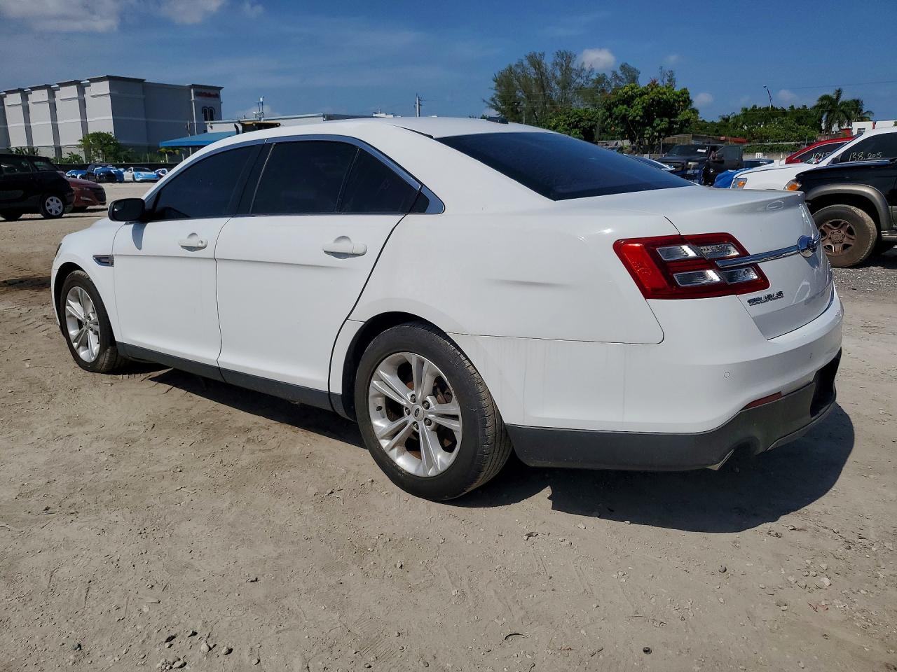 2014 Ford Taurus Sel White vin: 1FAHP2E83EG173573