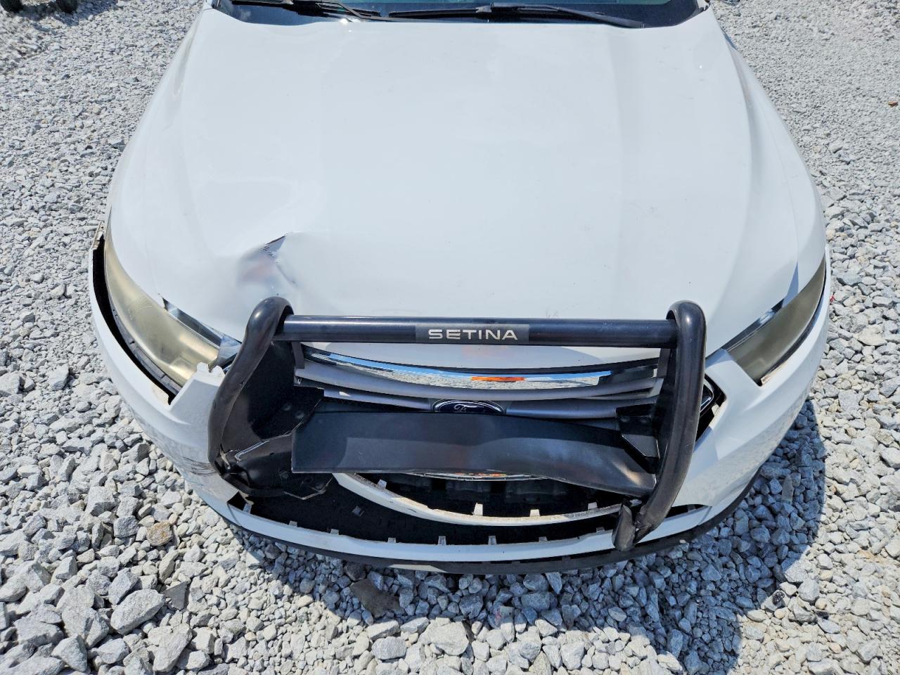 2015 Ford Taurus Sel White vin: 1FAHP2E83FG106666