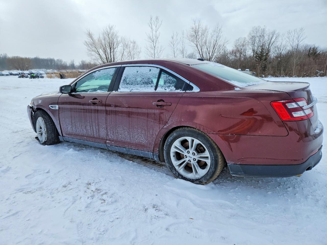 2015 Ford Taurus Sel Burgundy vin: 1FAHP2E83FG112404