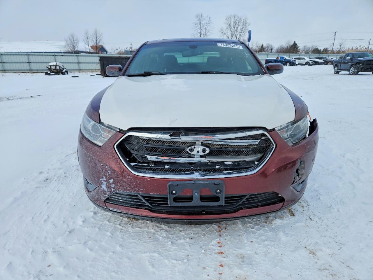 2015 Ford Taurus Sel Burgundy vin: 1FAHP2E83FG112404