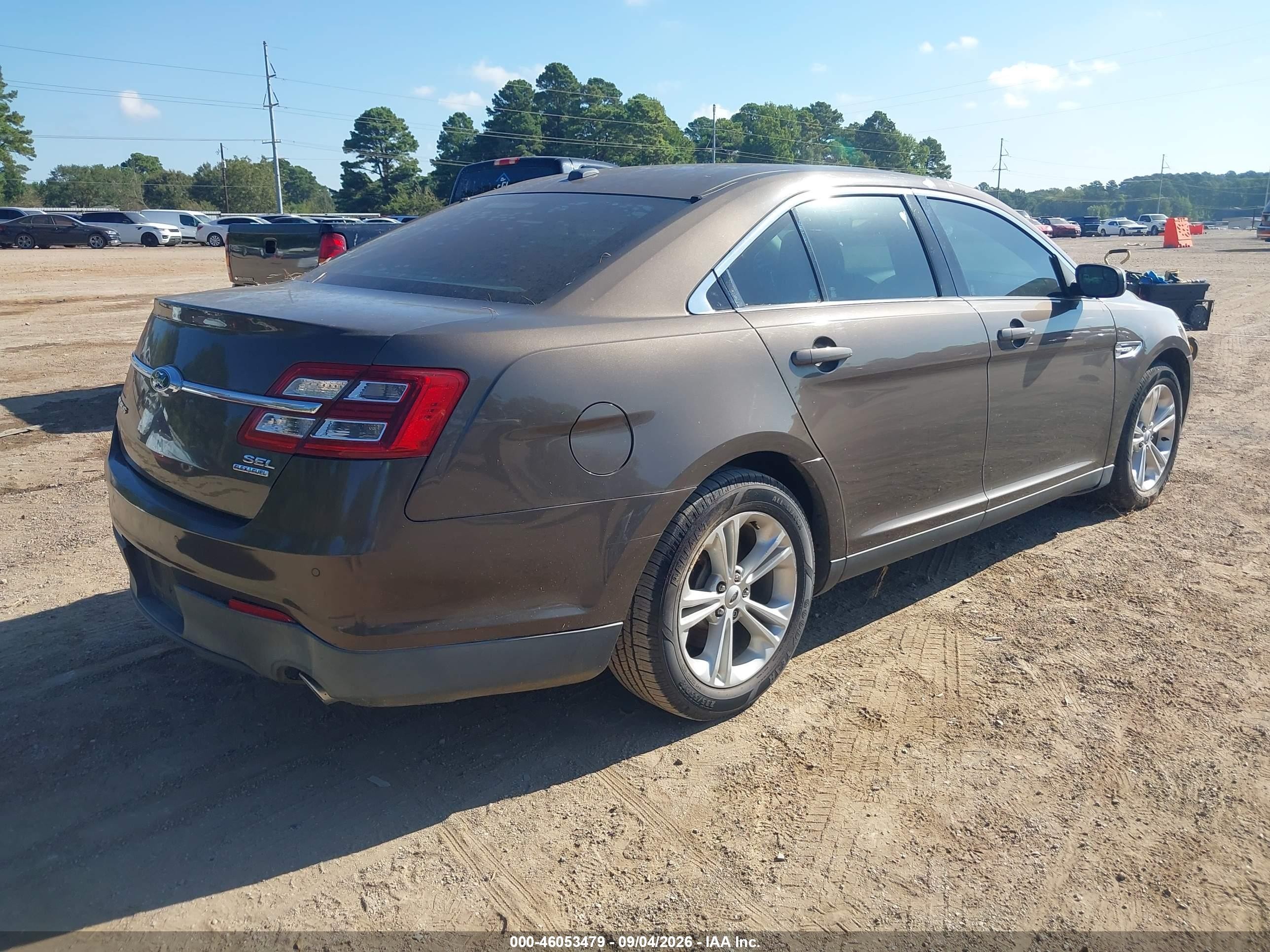 2015 Ford Taurus Sel Brown vin: 1FAHP2E83FG155124