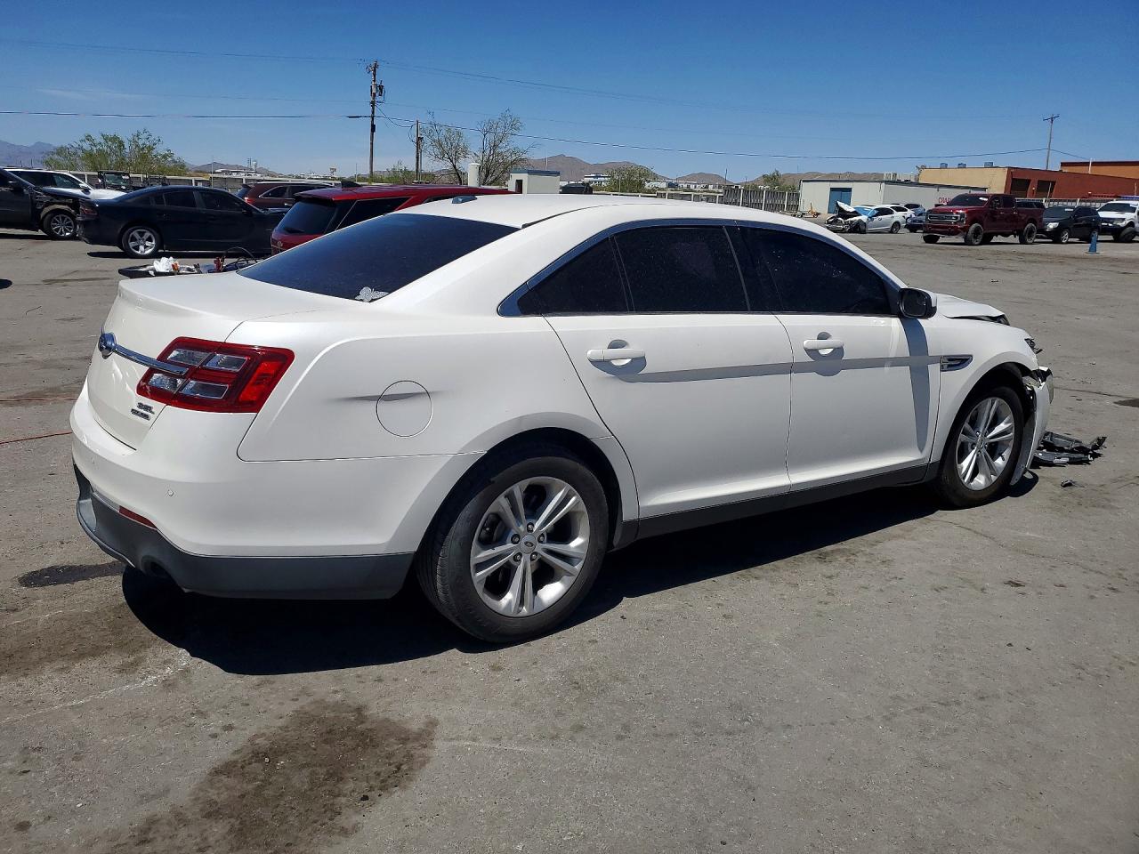 2015 Ford Taurus Sel White vin: 1FAHP2E83FG172912