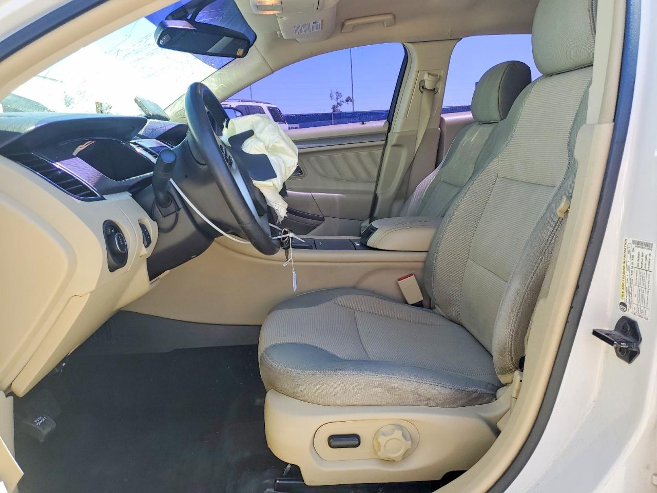 2015 Ford Taurus Sel White vin: 1FAHP2E83FG172912