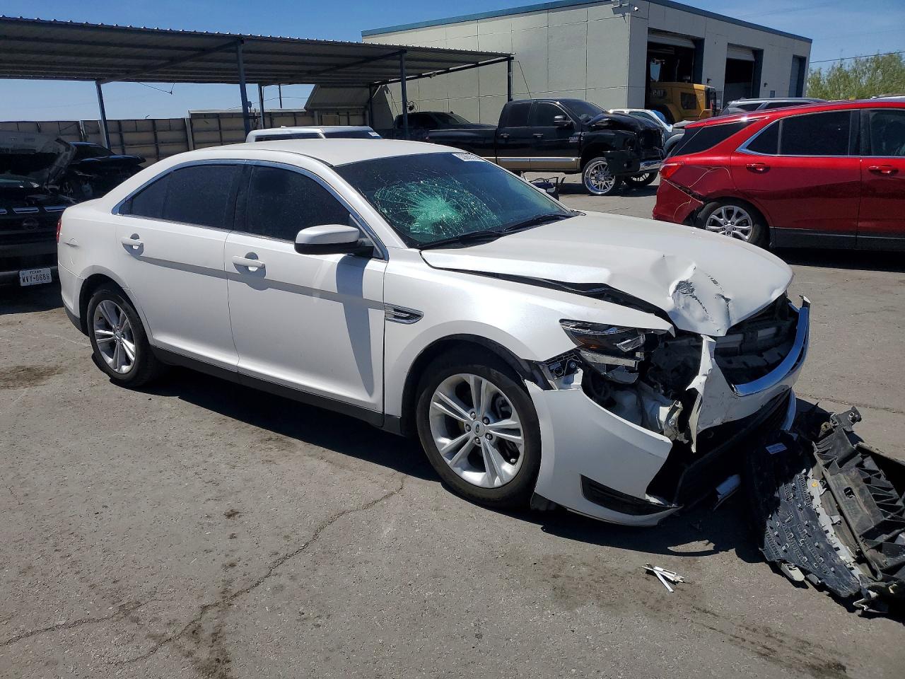 2015 Ford Taurus Sel White vin: 1FAHP2E83FG172912