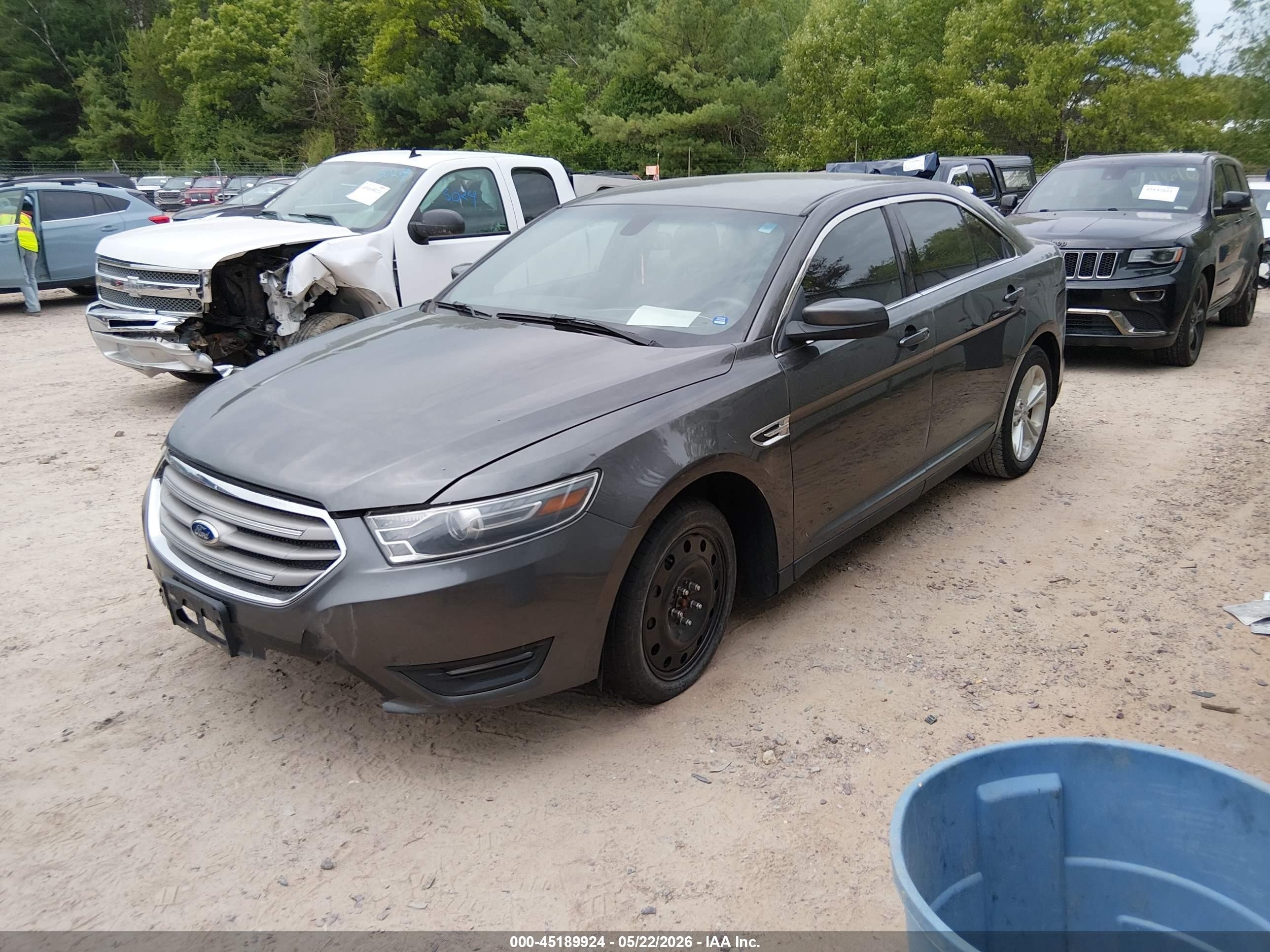 2015 Ford Taurus Sel Gray vin: 1FAHP2E83FG191959