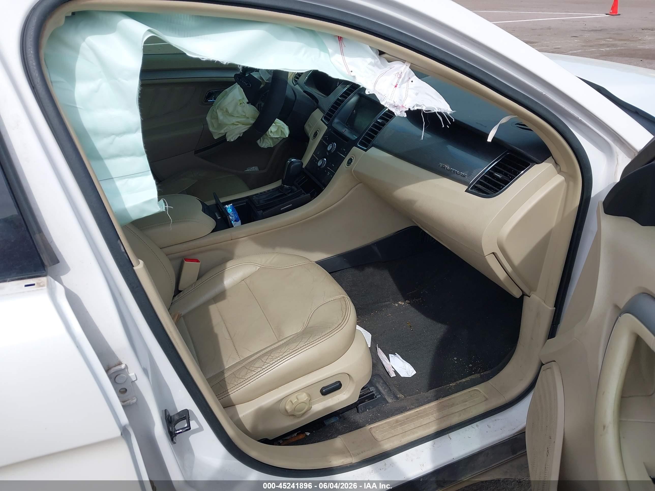 2015 Ford Taurus Sel White vin: 1FAHP2E83FG193615
