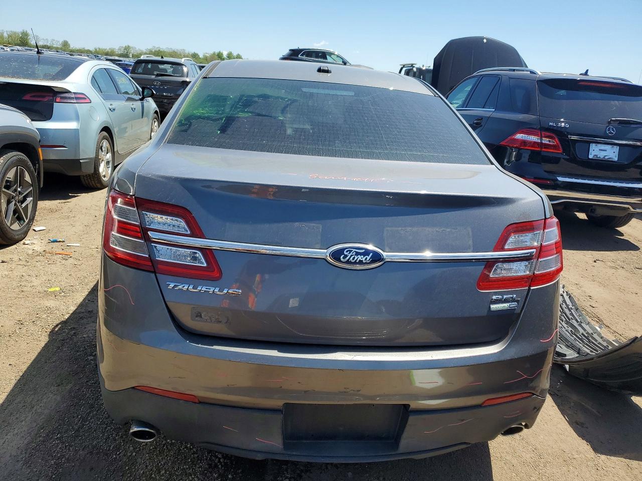 2013 Ford Taurus Sel Серый vin: 1FAHP2E84DG103109