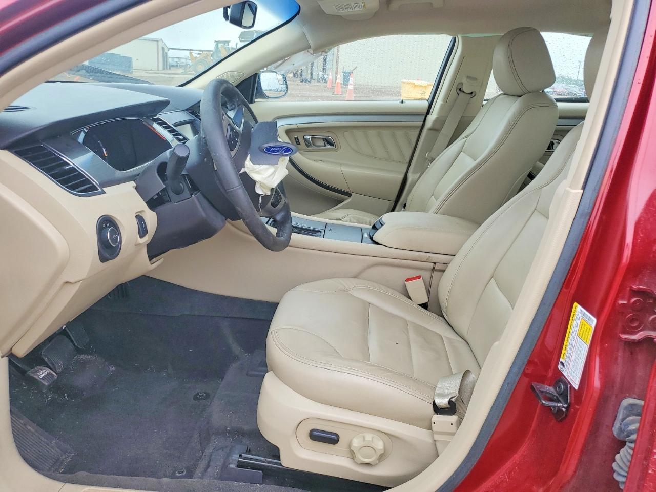 2013 Ford Taurus Sel Красный vin: 1FAHP2E84DG144467