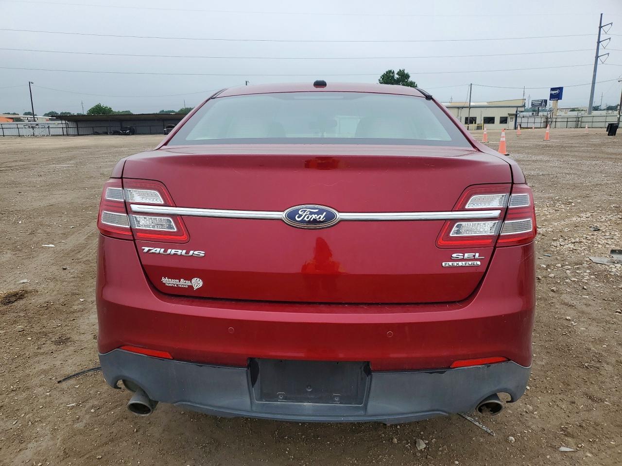 2013 Ford Taurus Sel Красный vin: 1FAHP2E84DG144467