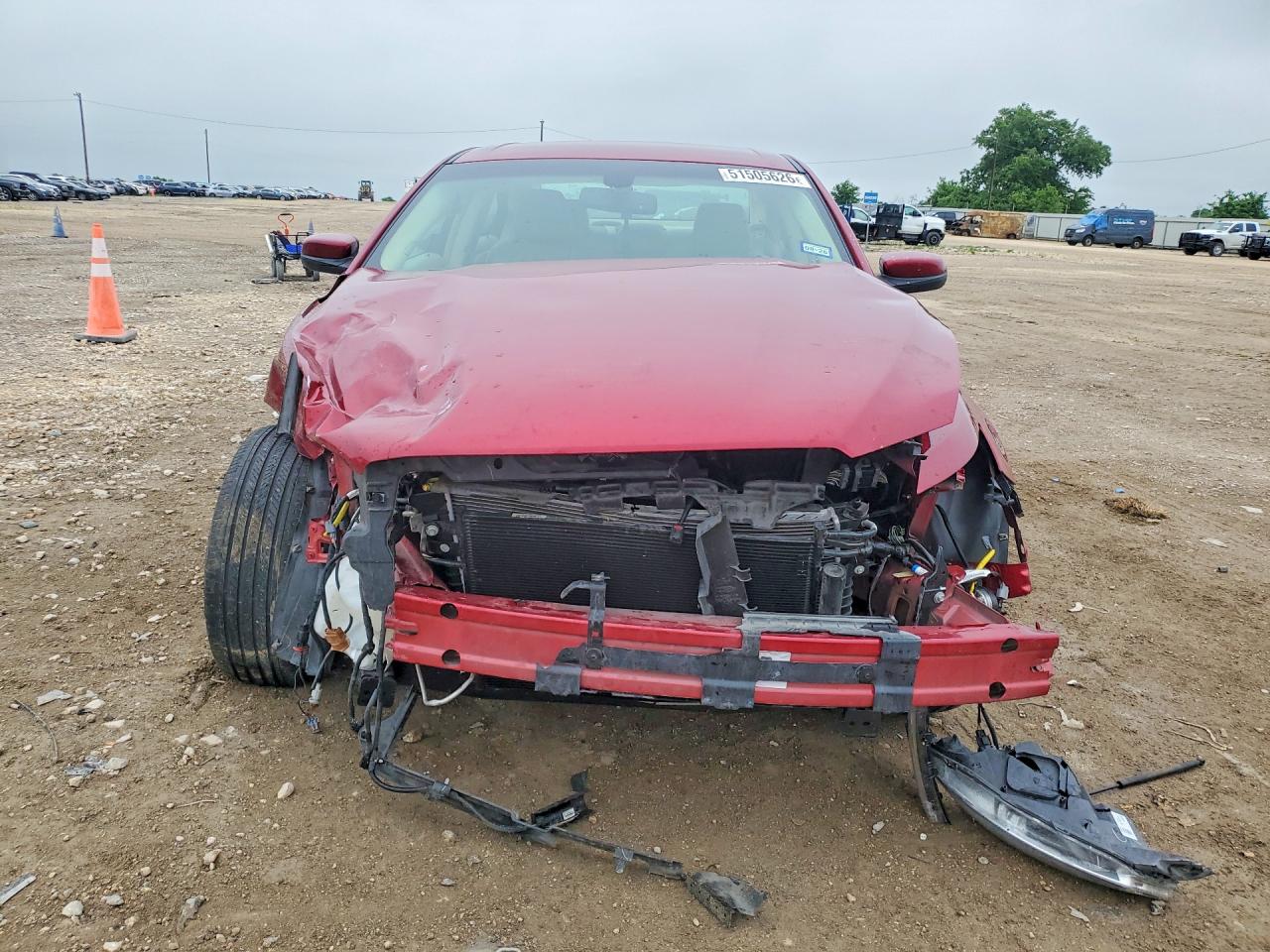 2013 Ford Taurus Sel Красный vin: 1FAHP2E84DG144467