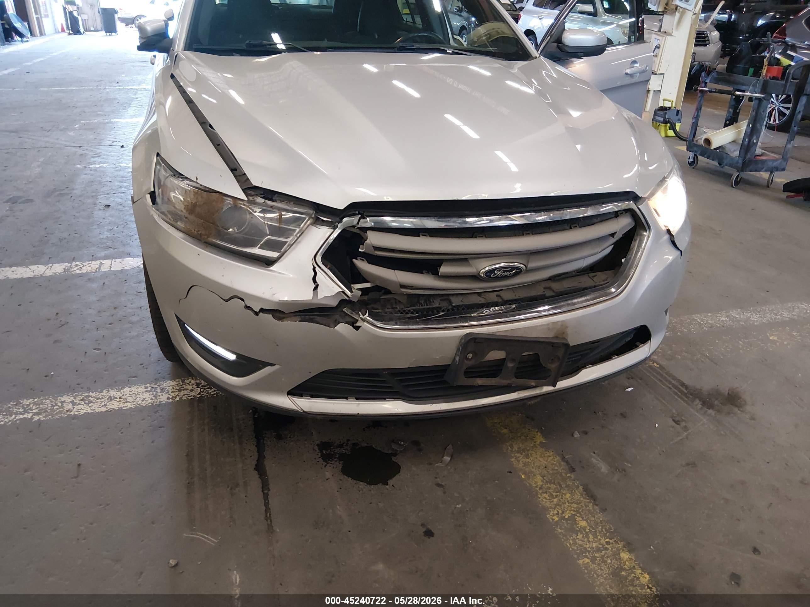 2013 Ford Taurus Sel Silver vin: 1FAHP2E84DG161527