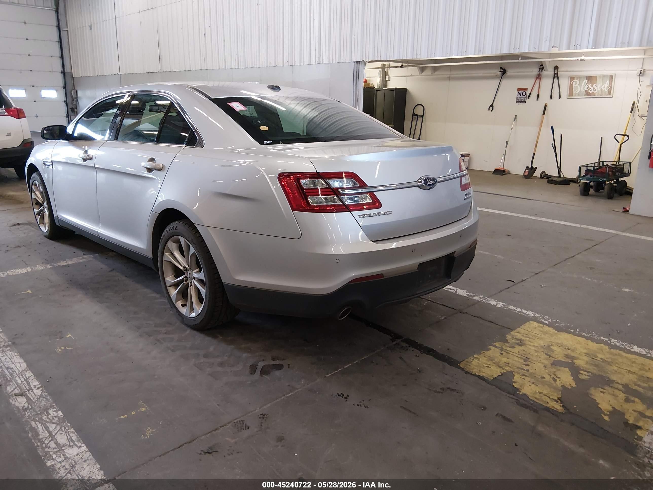 2013 Ford Taurus Sel Silver vin: 1FAHP2E84DG161527