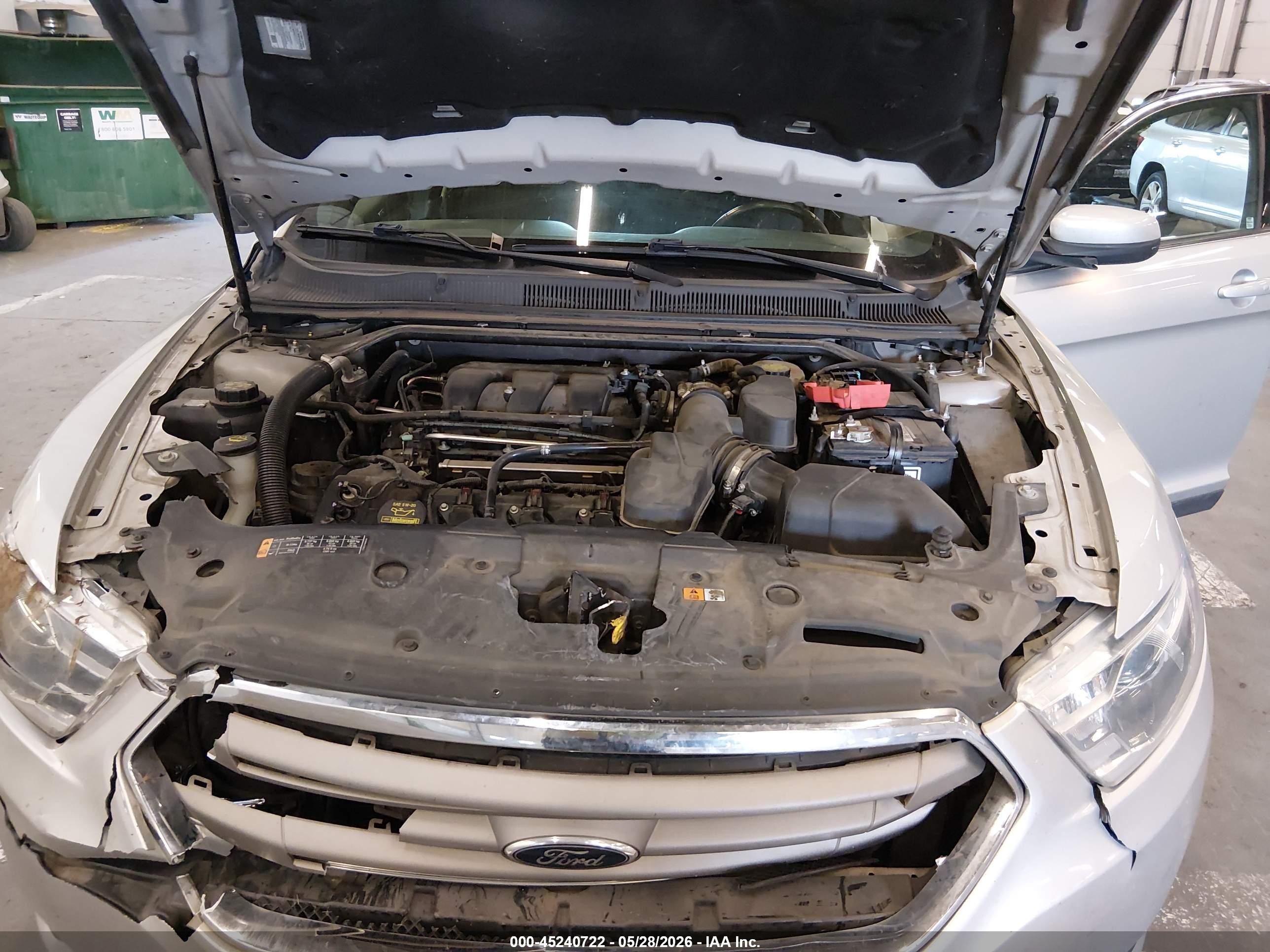 2013 Ford Taurus Sel Silver vin: 1FAHP2E84DG161527
